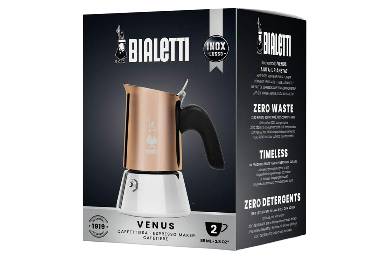 Bialetti | Venus Luxury Italian Moka Pot | 2 Cup | Copper-5