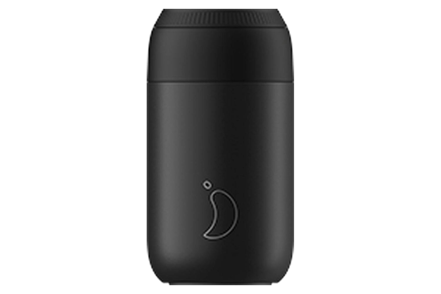 Chillys | S2 Abyss Black Coffee Cup | 340ml | Black