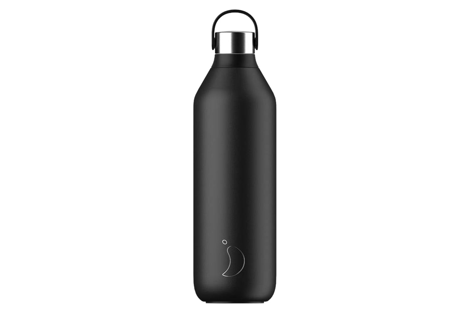 Chillys | S2 Abyss Black Water Bottle | 1L | Black