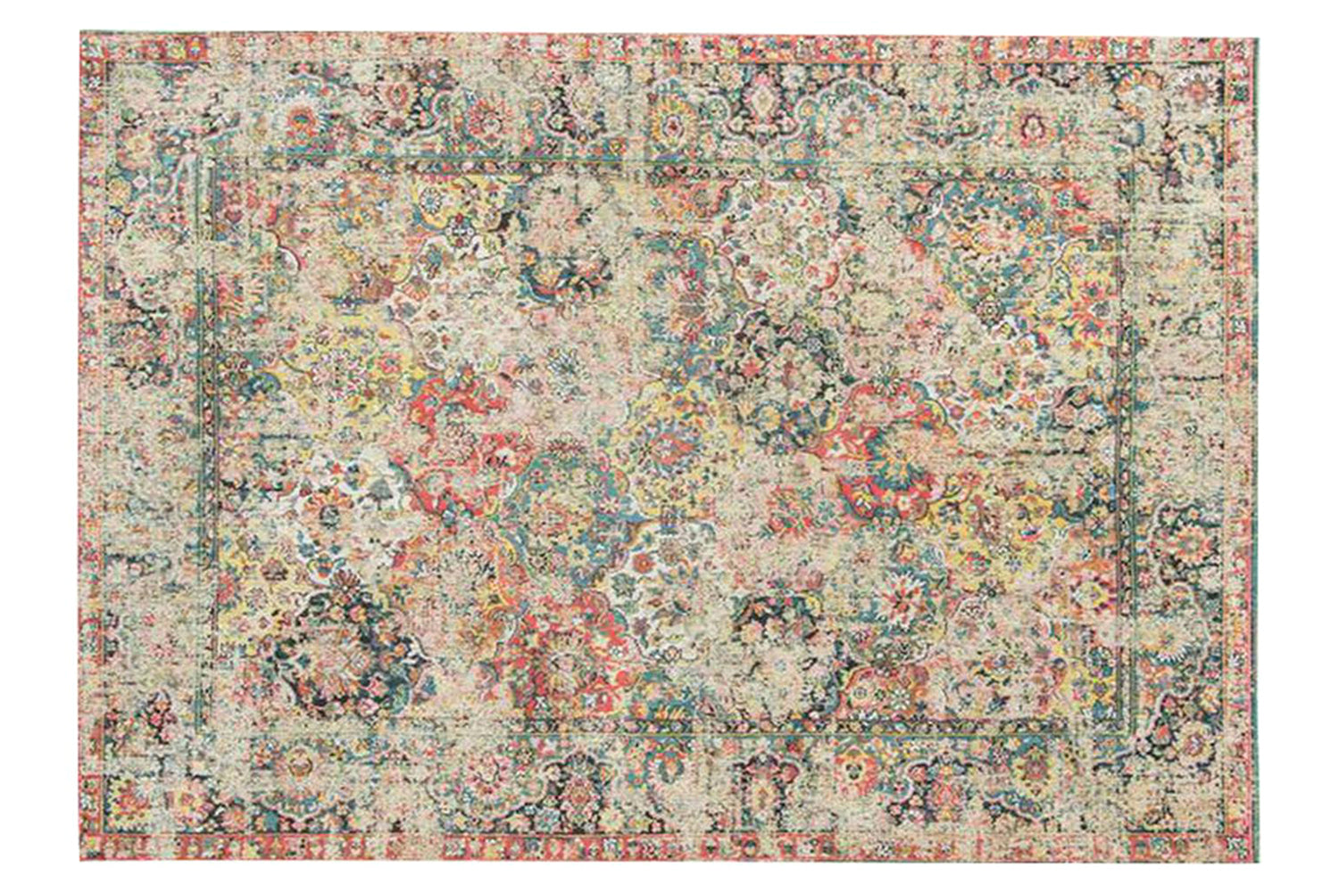 Louis De Poortere | Bakhtiari Janiserry Indoor Eco Rug | Multicolour | 240 x 340 cm