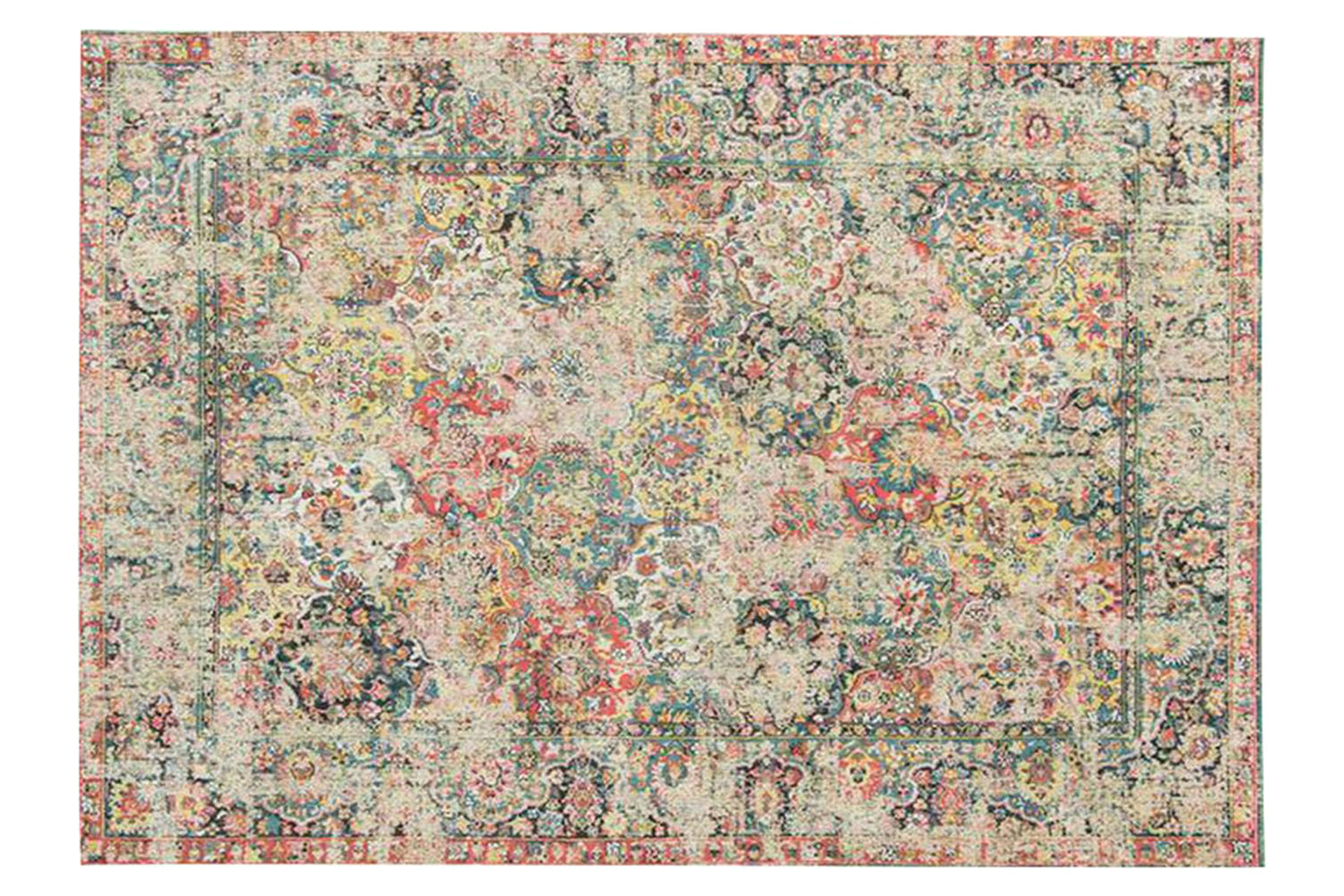 Louis De Poortere | Bakhtiari Janiserry Indoor Eco Rug | Multicolour | 280 x 390 cm