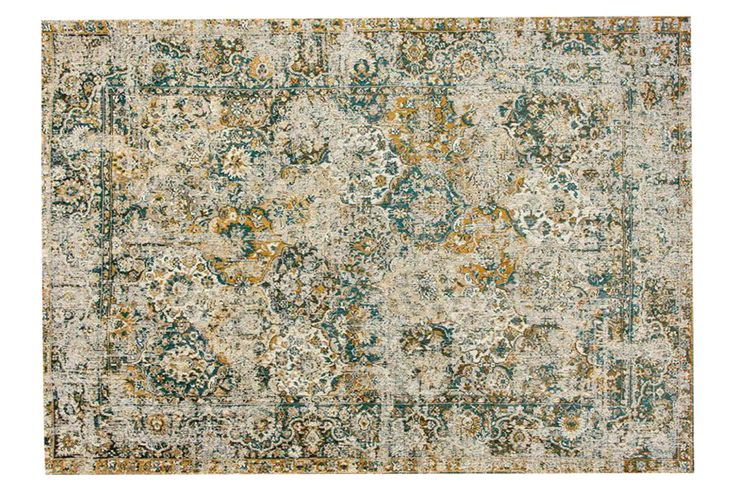 Louis De Poortere | Bakhtiari Fener Indoor Eco Rug | Multicolour | 140 x 200 cm