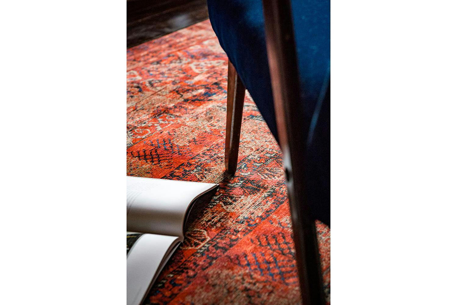 Louis De Poortere | Hadschlu Indoor Eco Rug | Red | 140 x 200 cm-2