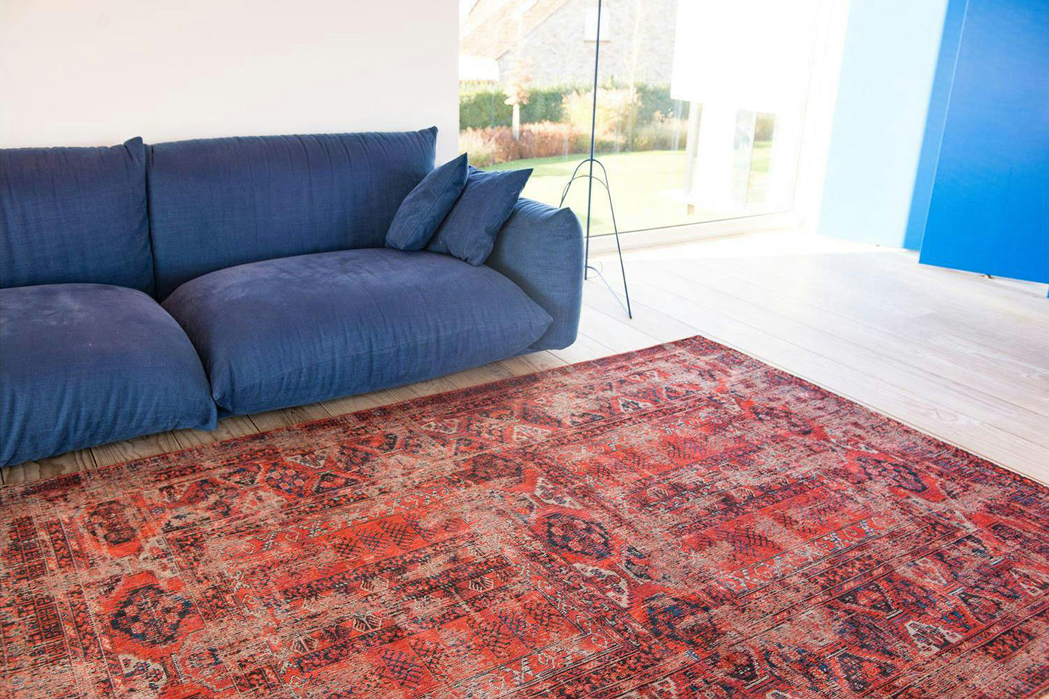 Louis De Poortere | Hadschlu Indoor Eco Rug | Red | 200 x 280 cm-4
