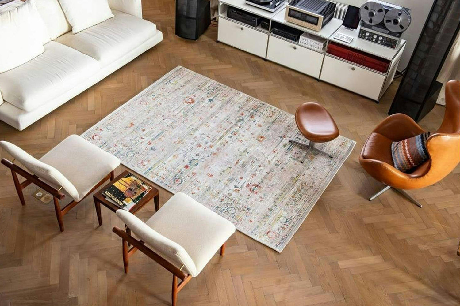 Louis De Poortere | Ushak Eco Rug | Multicolour | 240 x 340 cm-2