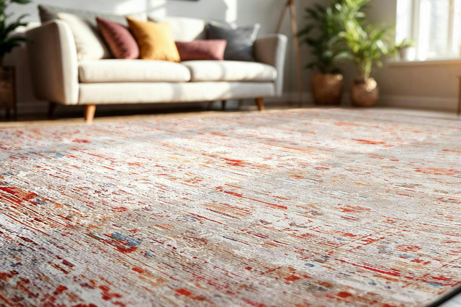 Louis De Poortere | Ushak Galata Eco Rug | Red | 140 x 200 cm-3
