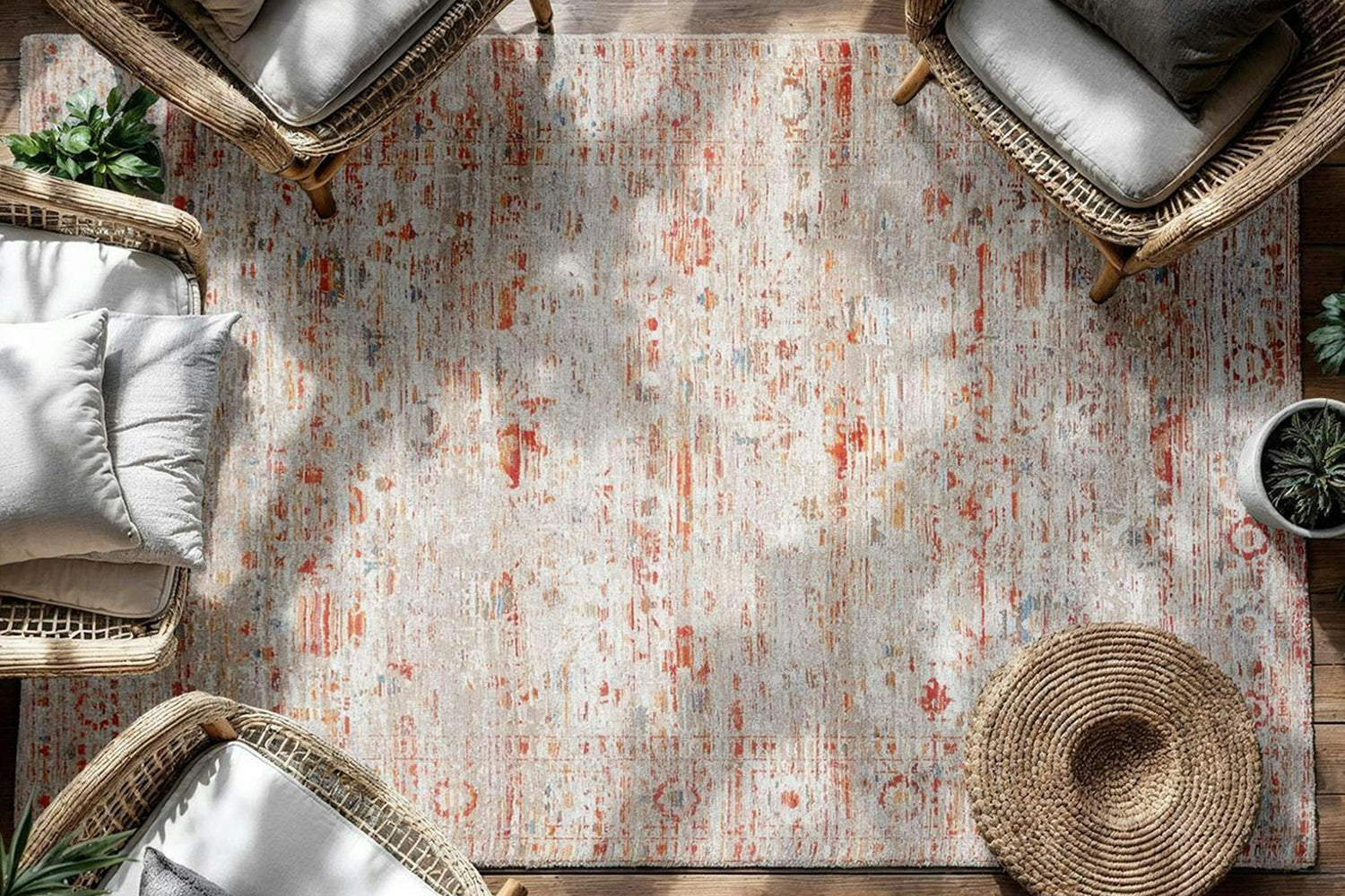 Louis De Poortere | Ushak Galata Eco Rug | Red | 280 x 390 cm-2