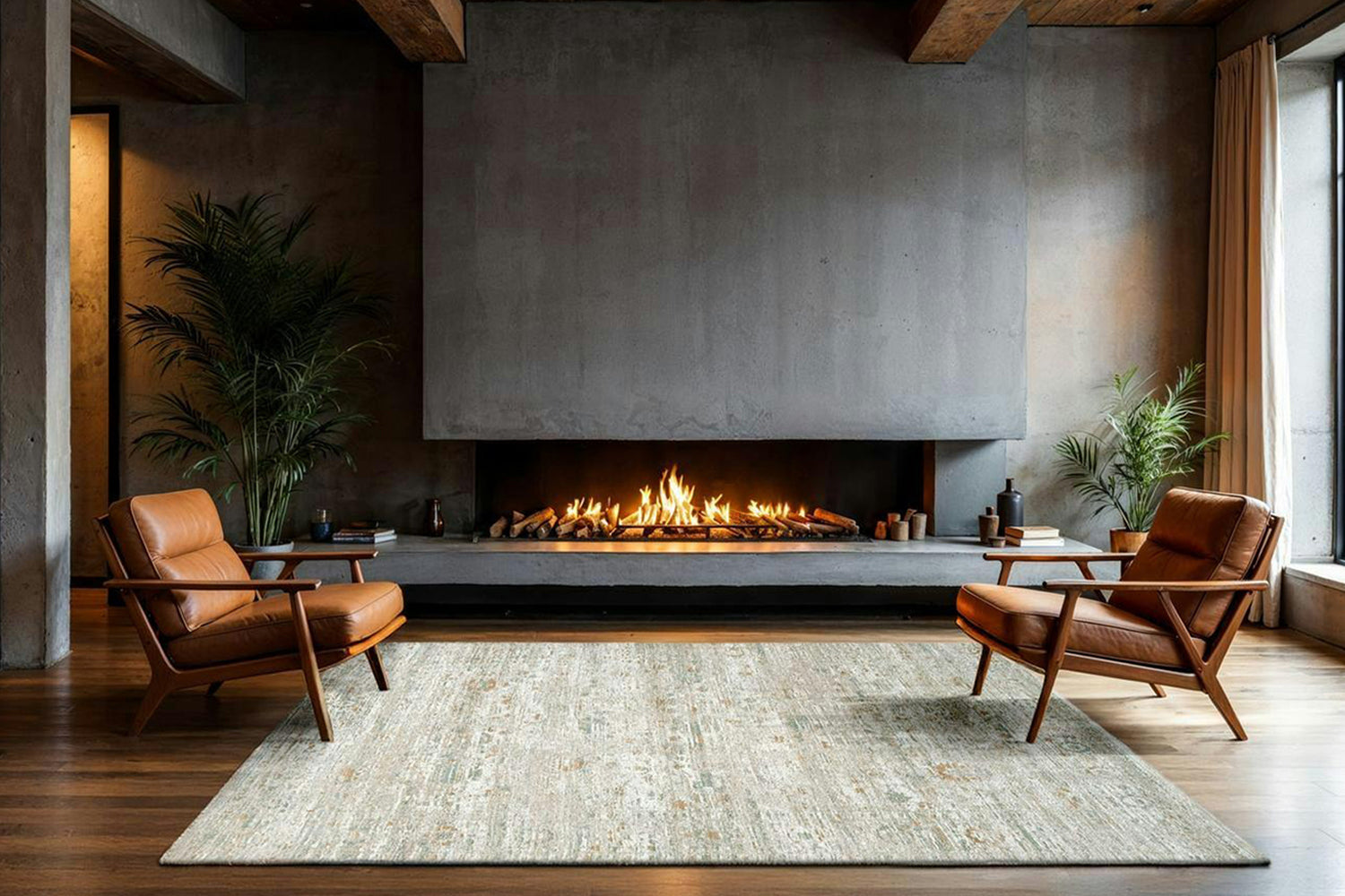 Louis De Poortere | Ushak Eco Rug | Beige | 200 x 280 cm-2