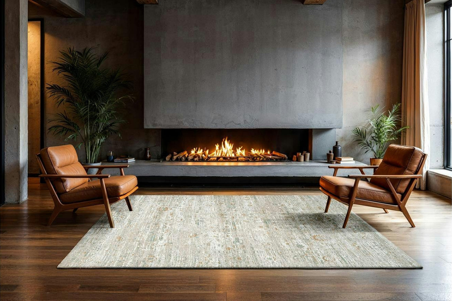 Louis De Poortere | Ushak Eco Rug | Beige | 240 x 340 cm-2
