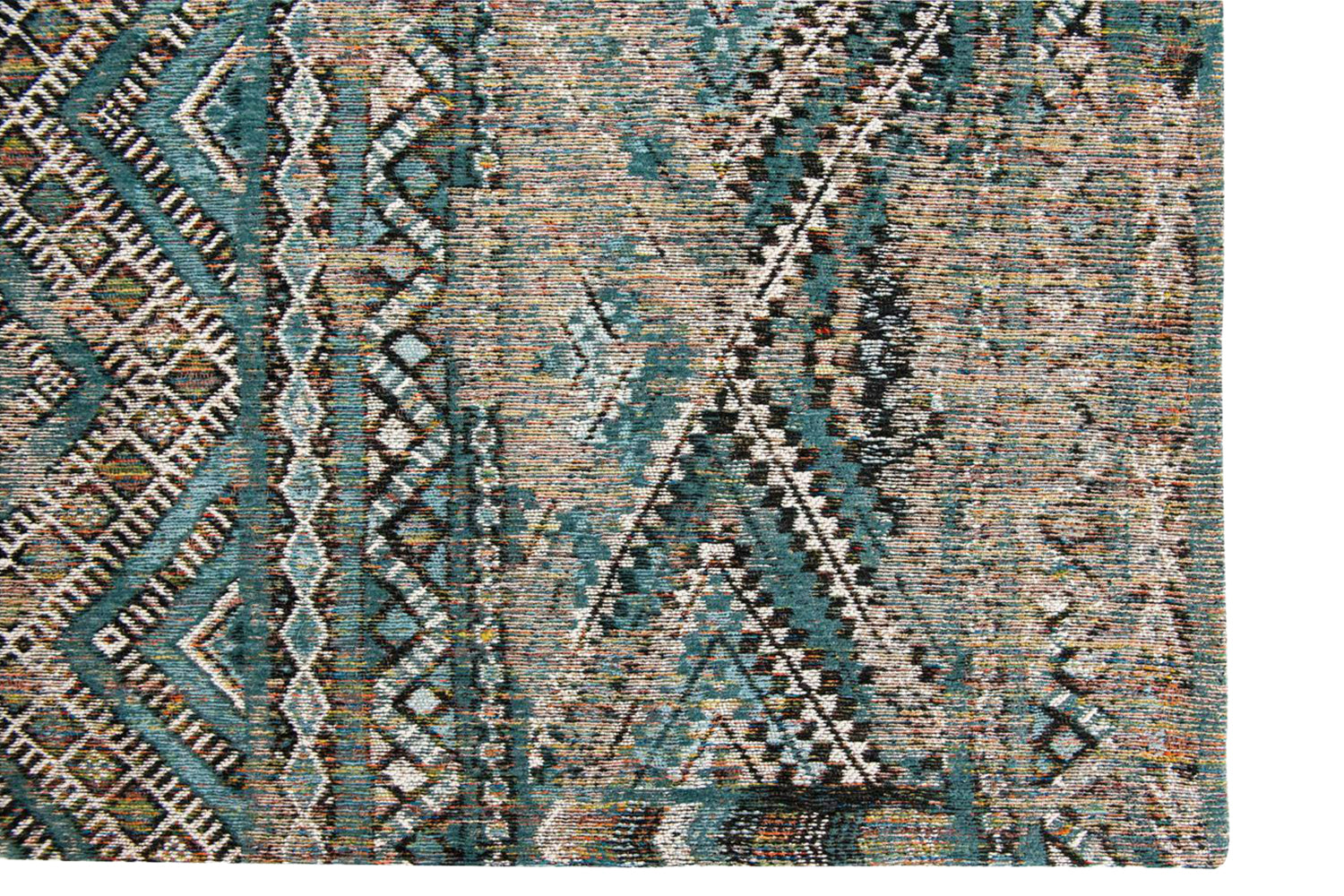 Louis De Poortere | Kilim Zemmuri Indoor Eco Rug | Multicolour | 140 x 200 cm-4