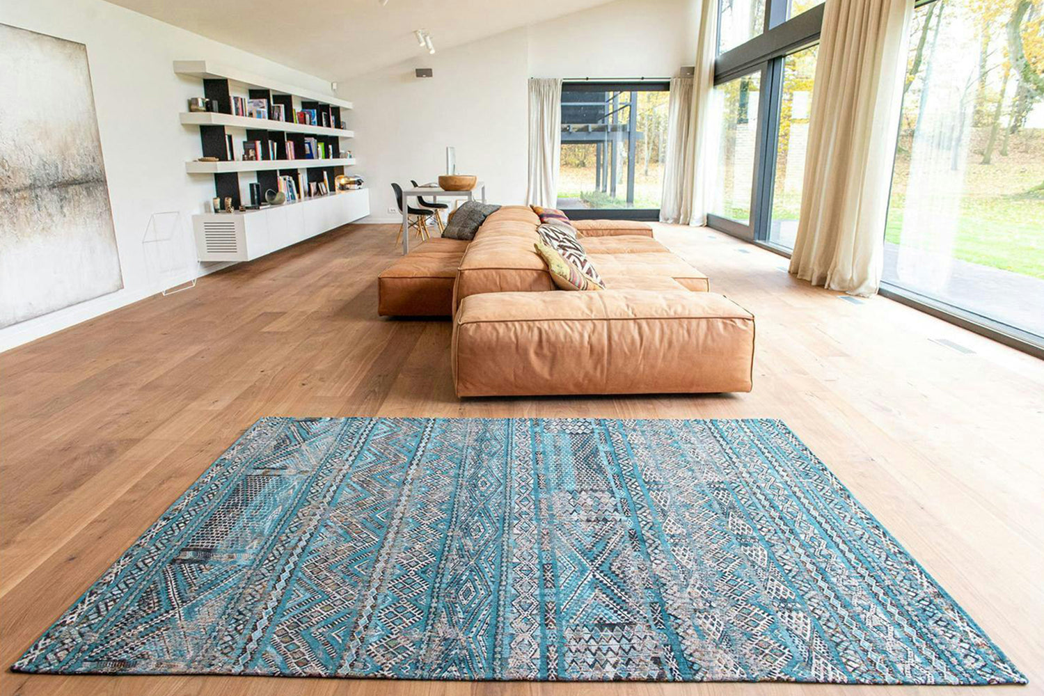 Louis De Poortere | Kilim Zemmuri Indoor Eco Rug | Multicolour | 200 x 280 cm-2