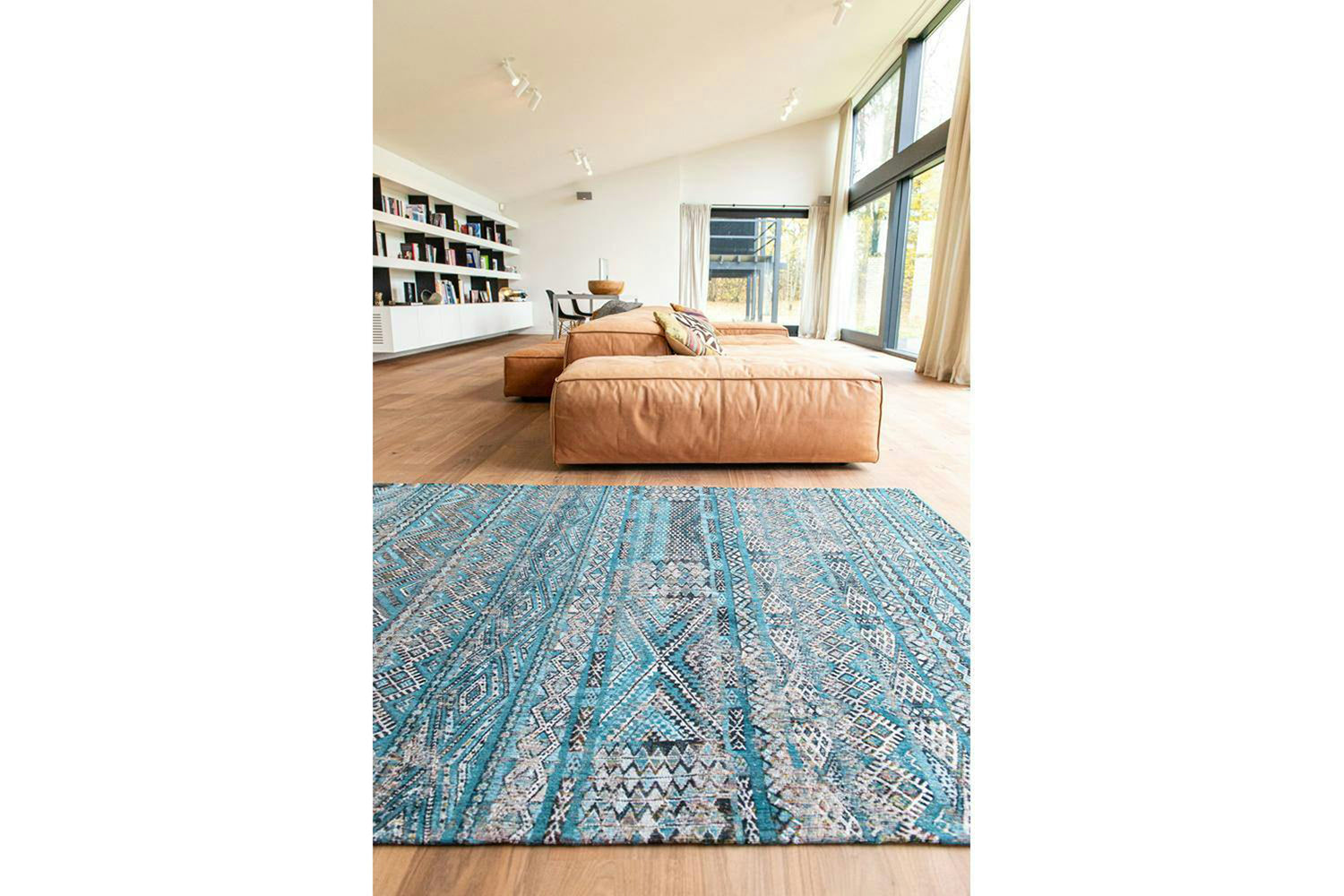 Louis De Poortere | Kilim Zemmuri Indoor Eco Rug | Multicolour | 240 x 340 cm-8