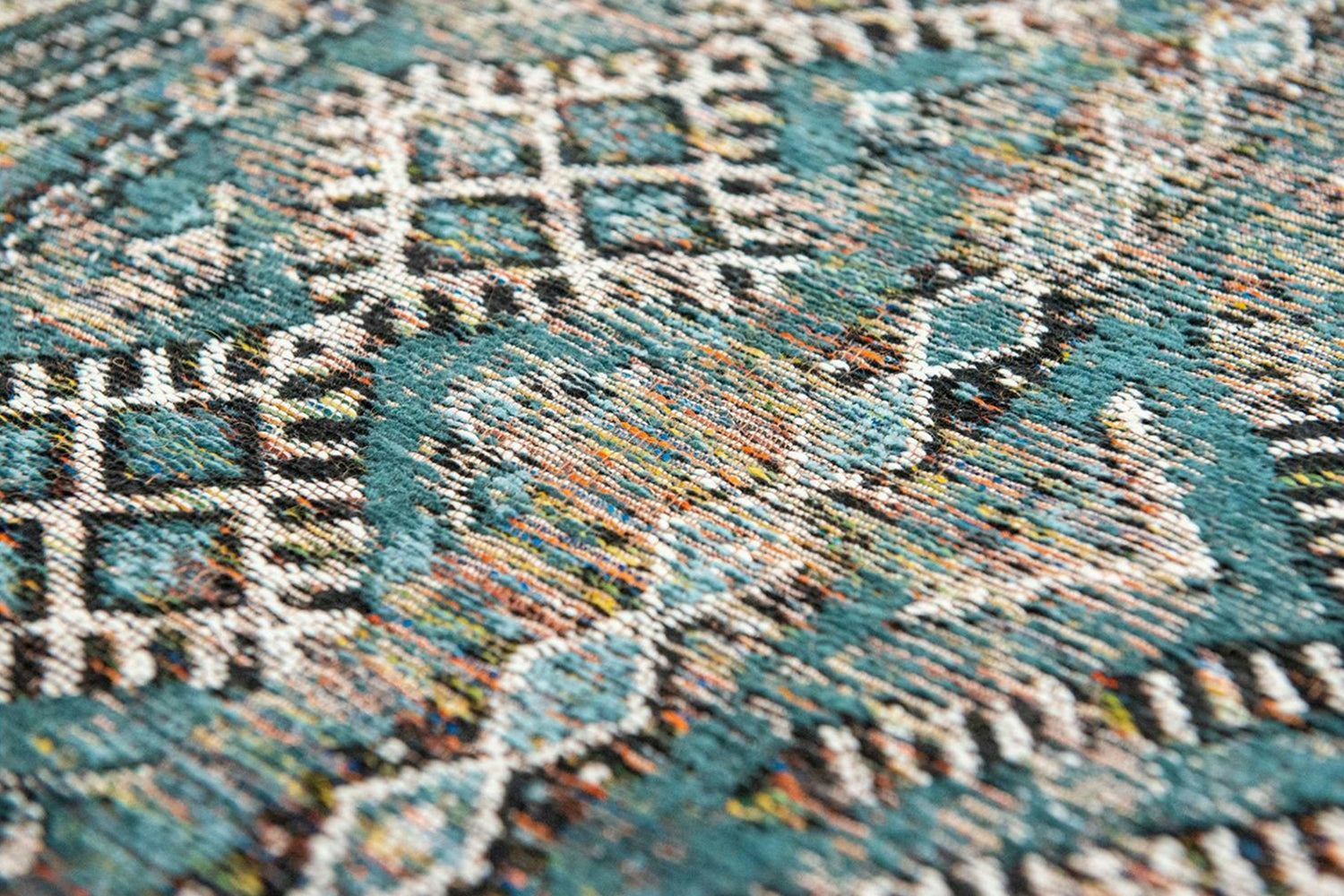 Louis De Poortere | Kilim Zemmuri Indoor Eco Rug | Multicolour | 240 x 340 cm-5