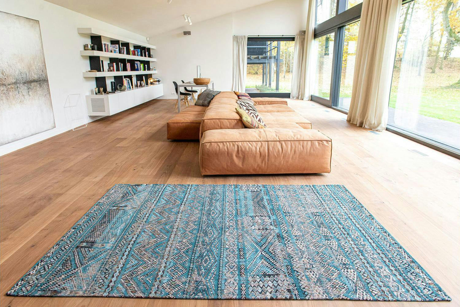 Louis De Poortere | Kilim Zemmuri Indoor Eco Rug | Multicolour | 280 x 390 cm-8