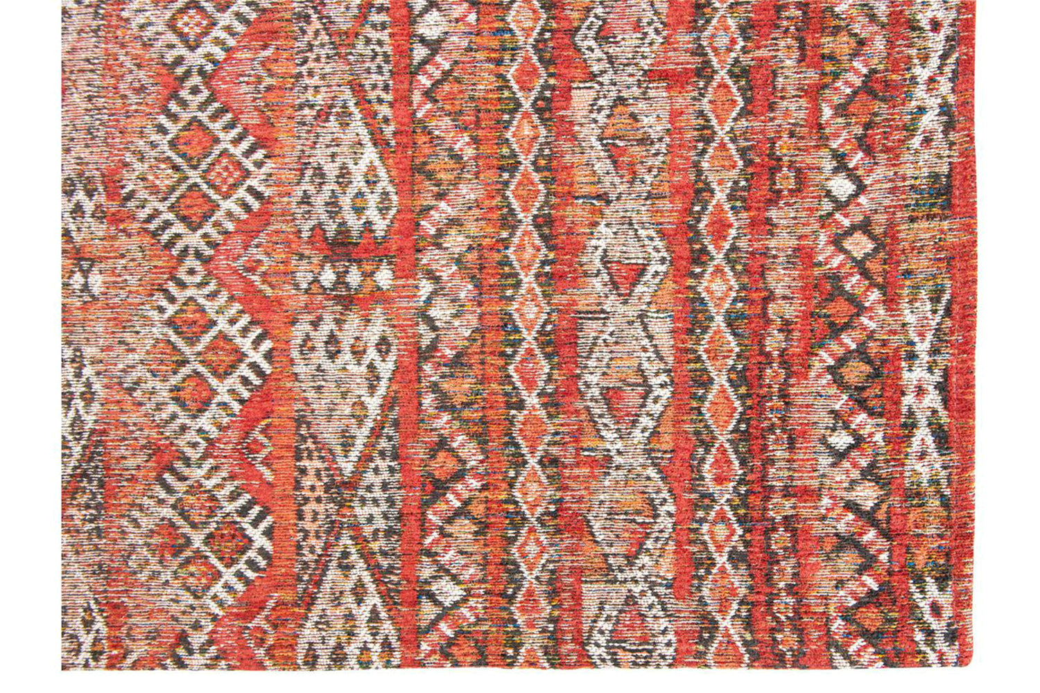 Louis De Poortere | Kilim Fez Indoor Eco Rug | Red | 140 x 200 cm-7