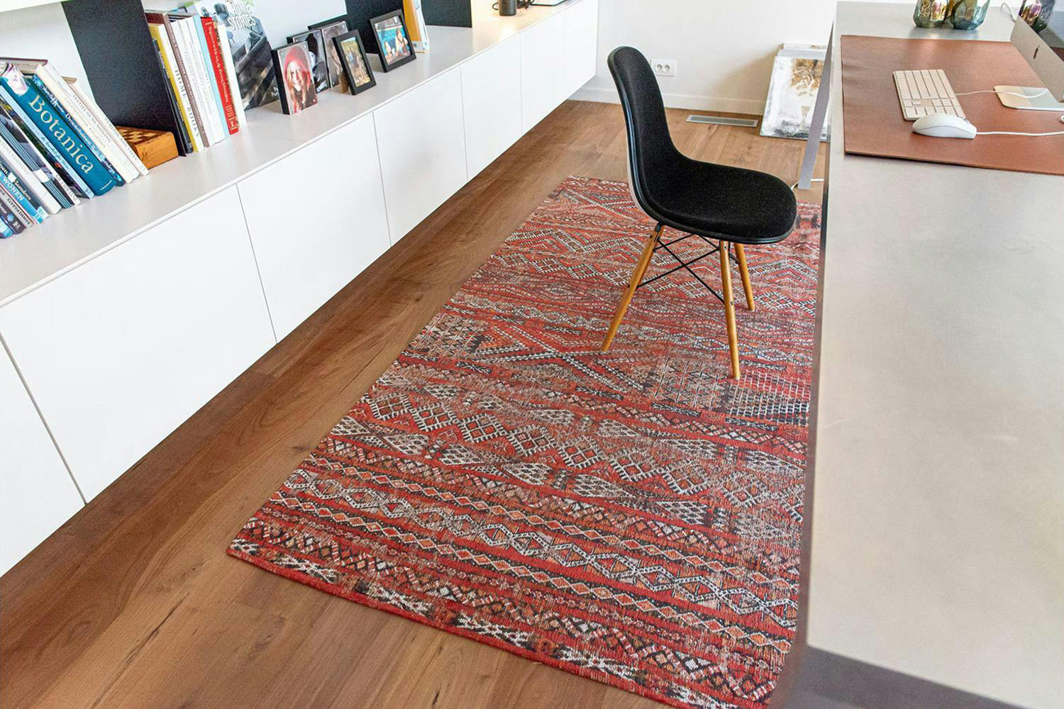 Louis De Poortere | Kilim Fez Indoor Eco Rug | Red | 170 x 240 cm-3