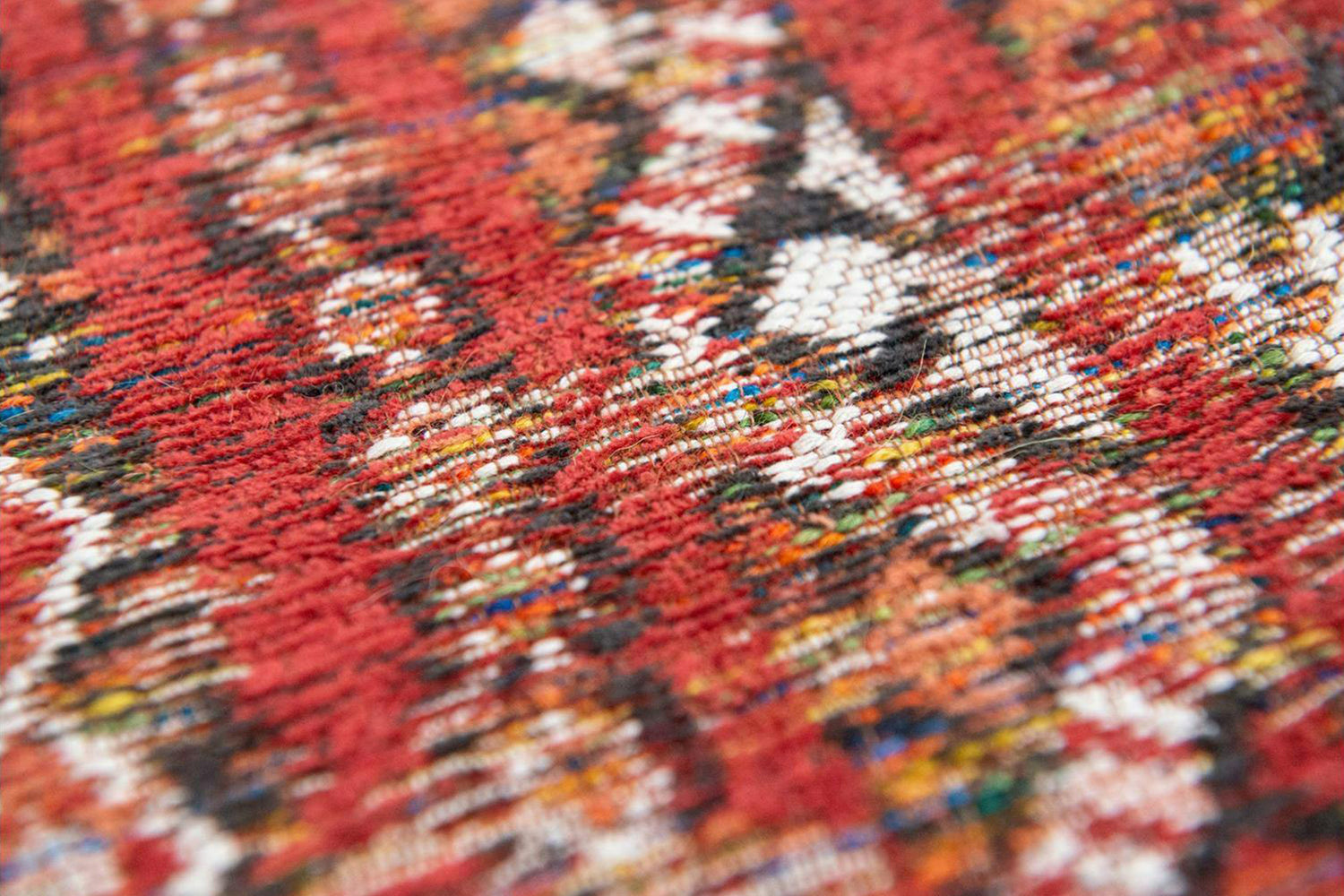 Louis De Poortere | Kilim Fez Indoor Eco Rug | Red | 170 x 240 cm-9