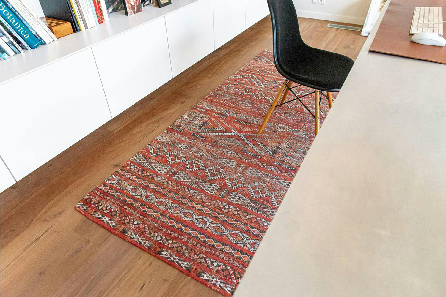 Louis De Poortere | Kilim Fez Indoor Eco Rug | Red | 200 x 280 cm-2