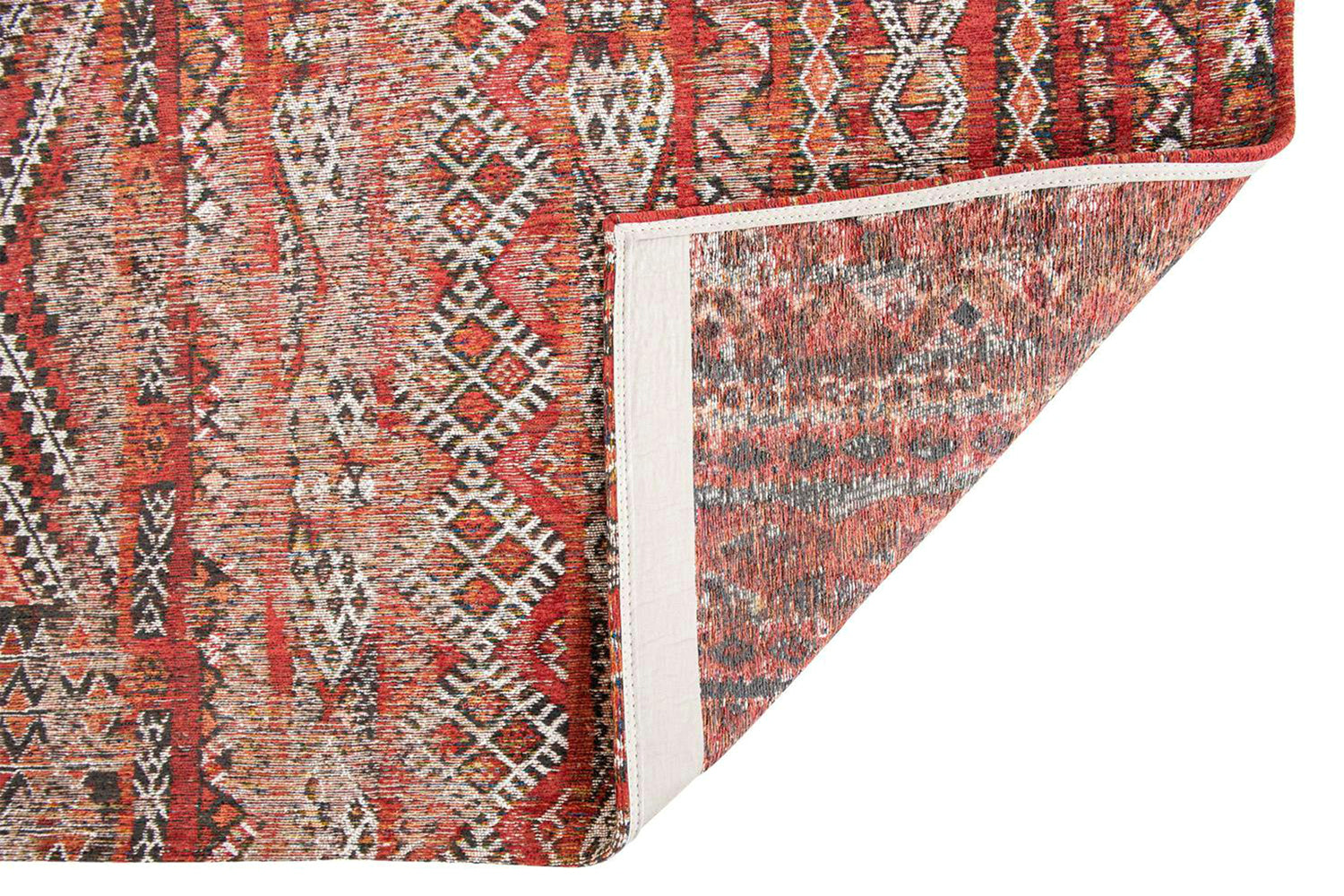 Louis De Poortere | Kilim Fez Indoor Eco Rug | Red | 200 x 280 cm-6