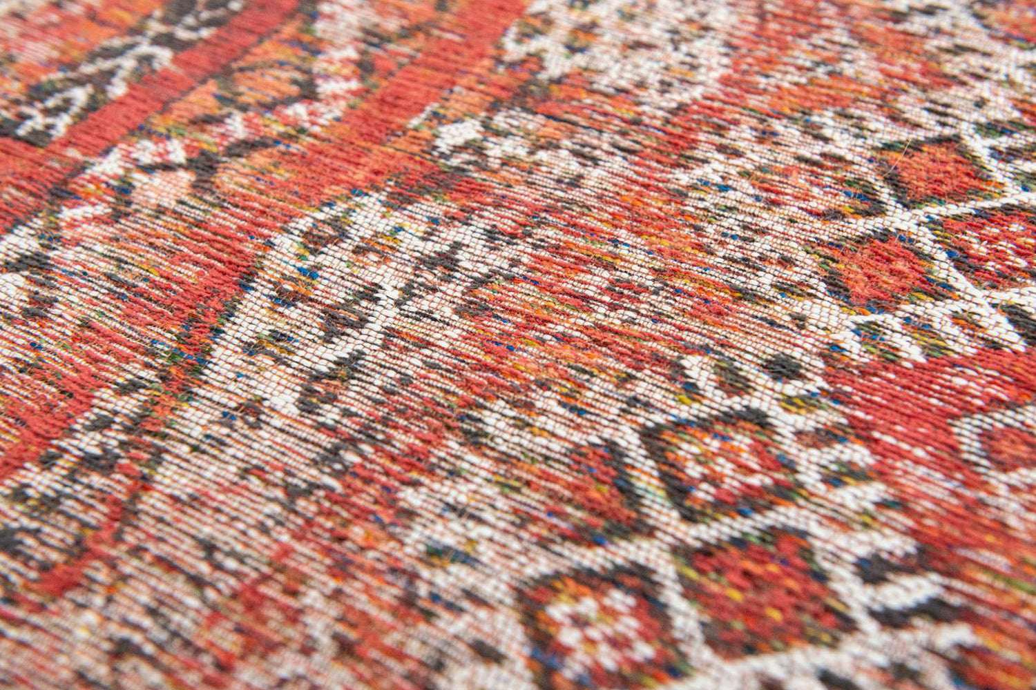 Louis De Poortere | Kilim Fez Indoor Eco Rug | Red | 280 x 390 cm-8