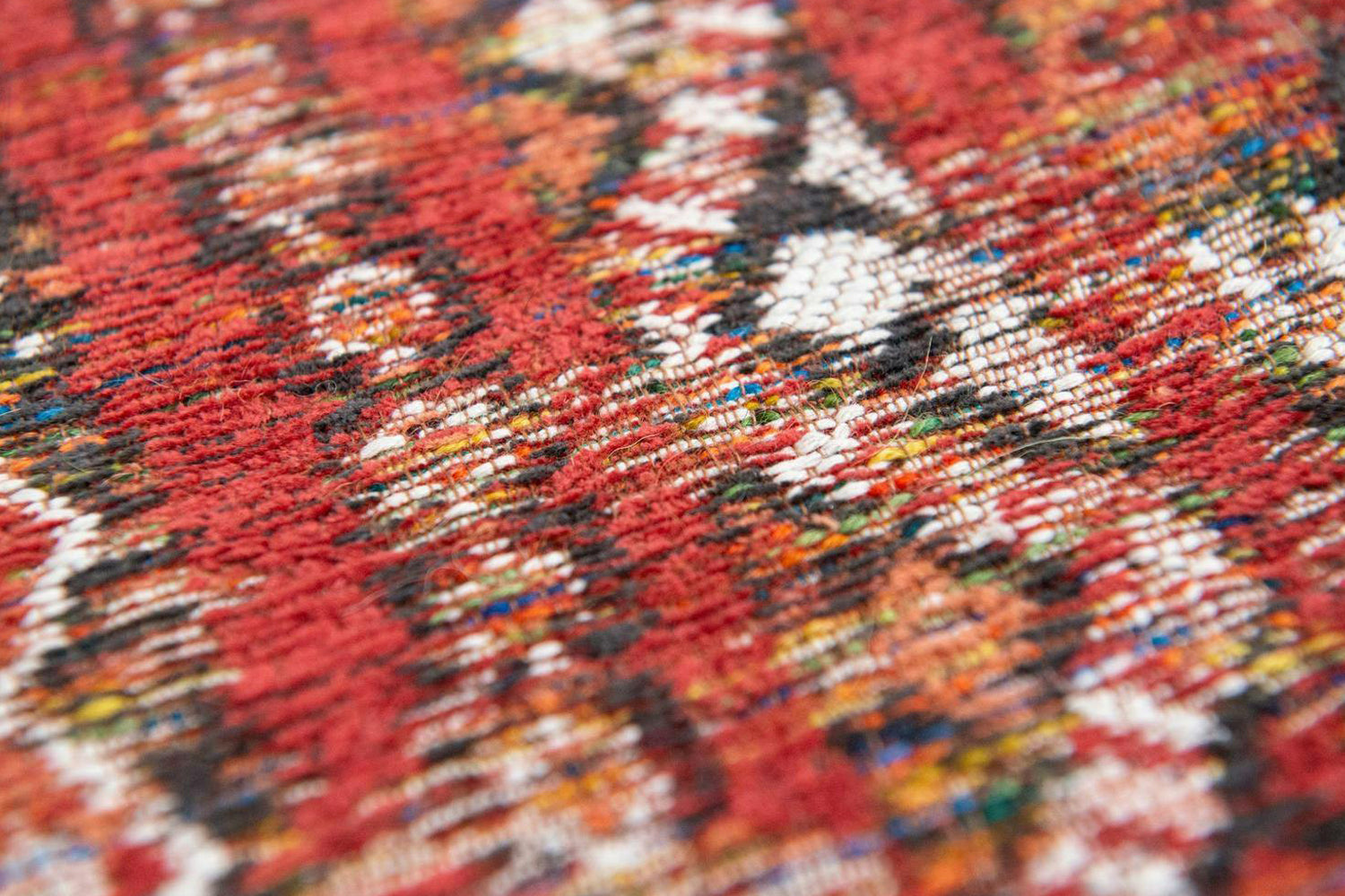 Louis De Poortere | Kilim Fez Indoor Eco Rug | Red | 280 x 390 cm-9