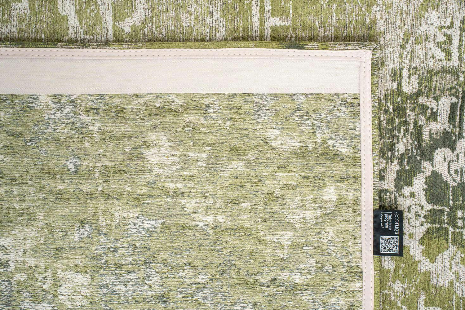 Louis De Poortere | Tabriz Olive Wood Eco Rug | Green | 140 x 200 cm-7
