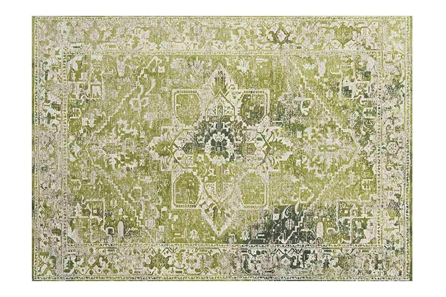 Louis De Poortere | Tabriz Olive Wood Eco Rug | Green | 200 x 280 cm