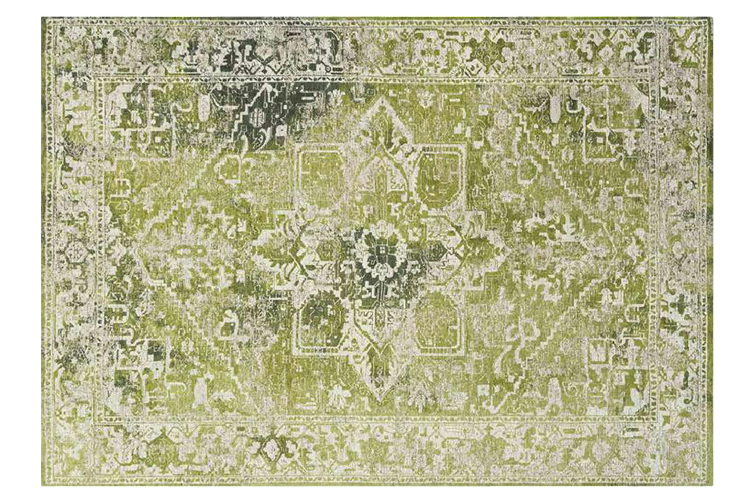 Louis De Poortere | Tabriz Olive Wood Eco Rug | Green | 240 x 340 cm