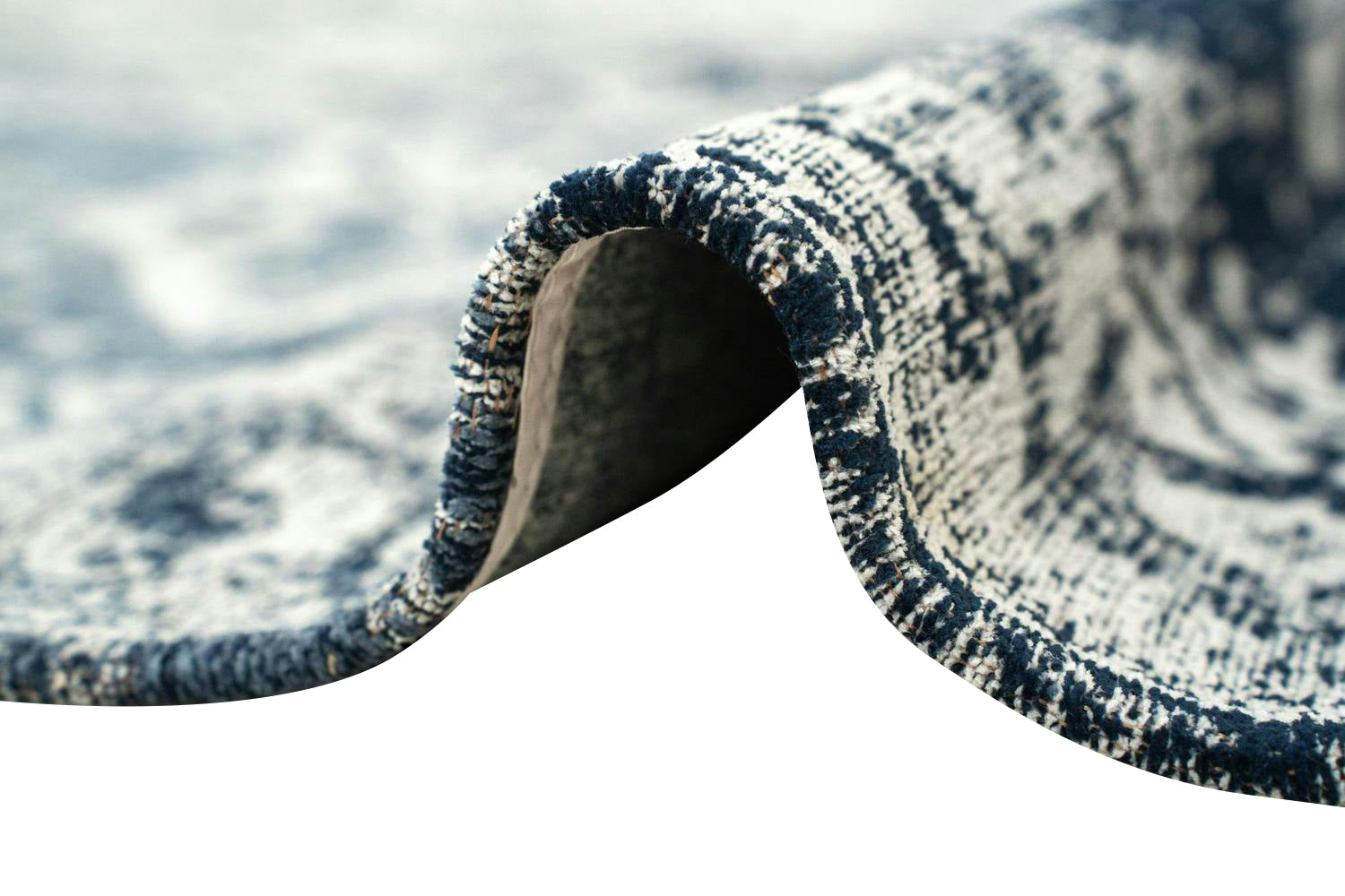 Louis De Poortere | Tabriz Atlantide Eco Rug | Blue | 140 x 200 cm-4