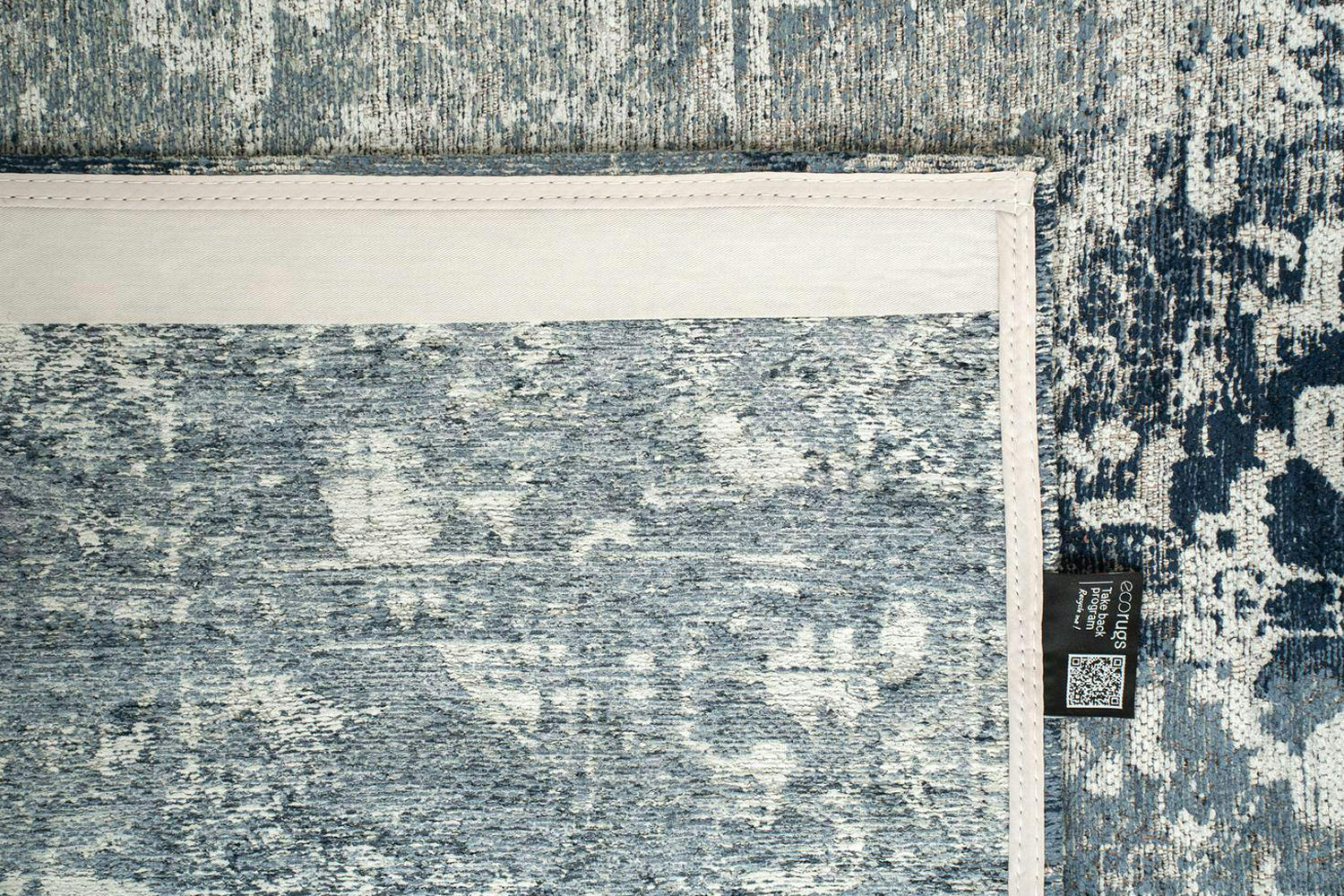 Louis De Poortere | Tabriz Atlantide Eco Rug | Blue | 140 x 200 cm-6