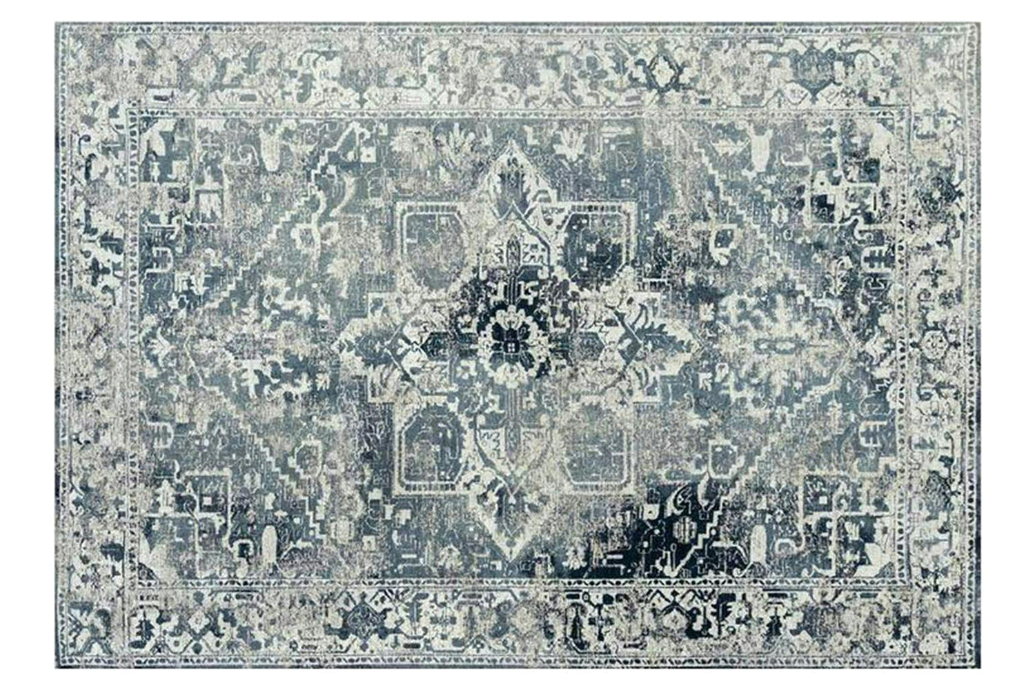 Louis De Poortere | Tabriz Atlantide Eco Rug | Blue | 280 x 390 cm