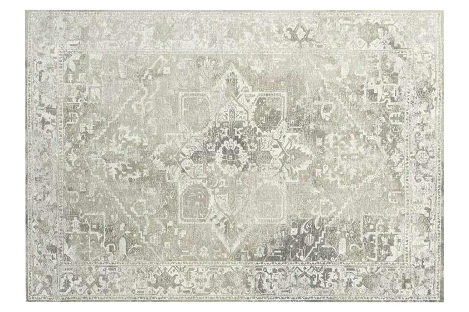 Louis De Poortere | Tabriz Suede Eco Rug | Grey | 170 x 240 cm