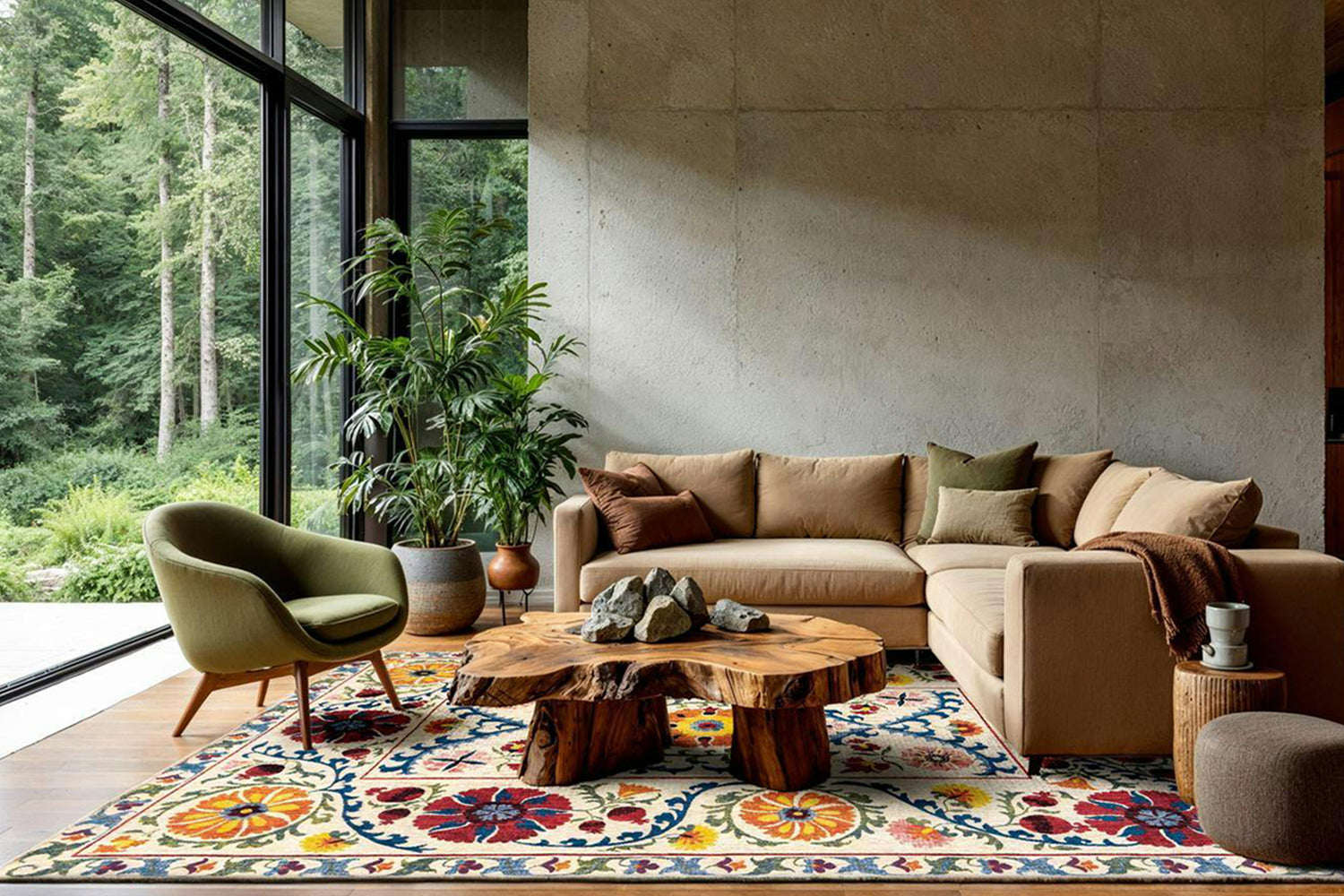 Louis De Poortere | Suzani Eco Rug | Origine | 280 x 390 cm-2