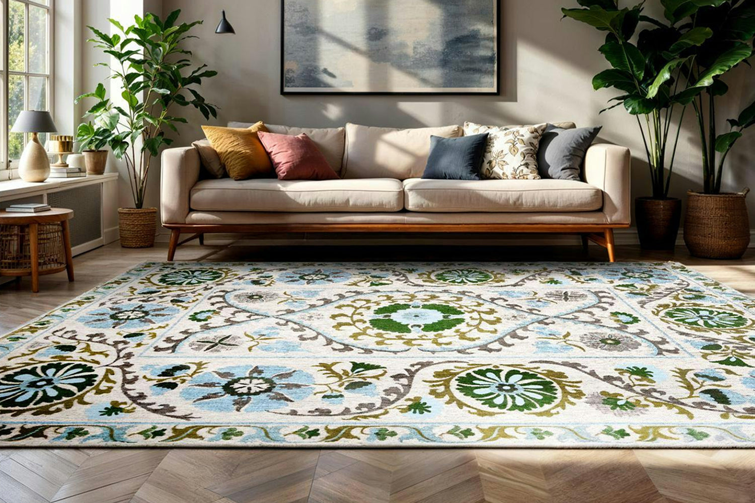 Louis De Poortere | Suzani Eco Rug | Slavia | 140 x 200 cm-2