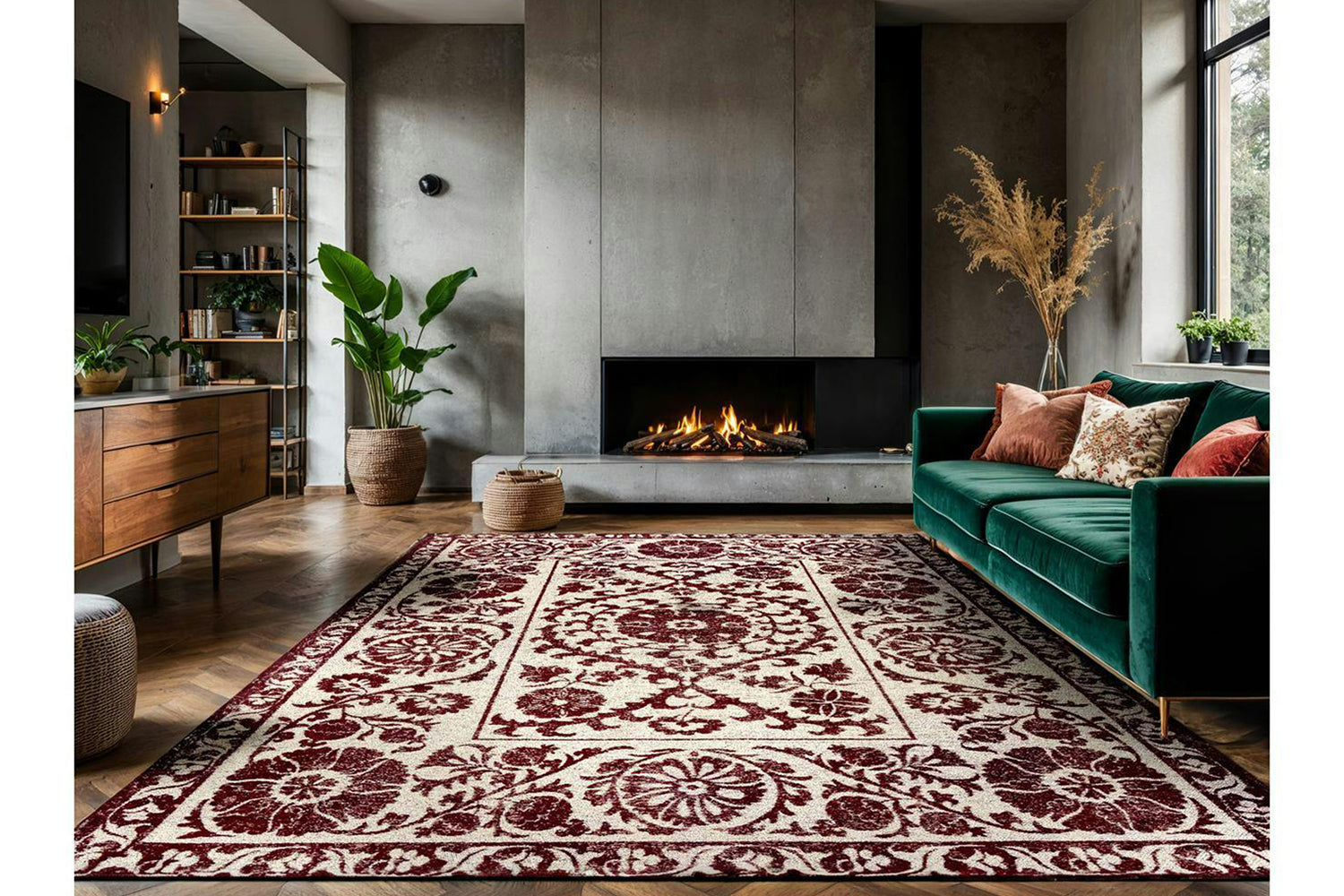 Louis De Poortere | Suzani Eco Rug | Zephyr | 140 x 200 cm-2