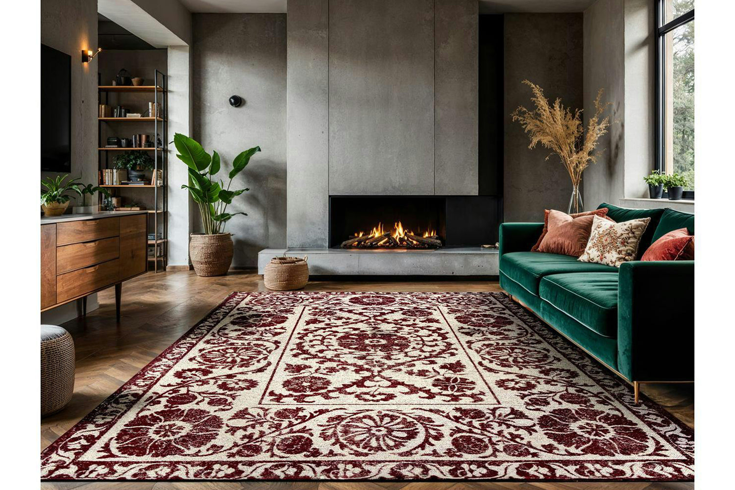 Louis De Poortere | Suzani Eco Rug | Zephyr | 170 x 240 cm-2