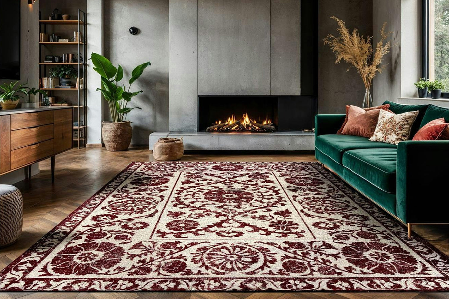Louis De Poortere | Suzani Eco Rug | Zephyr | 280 x 390 cm-2