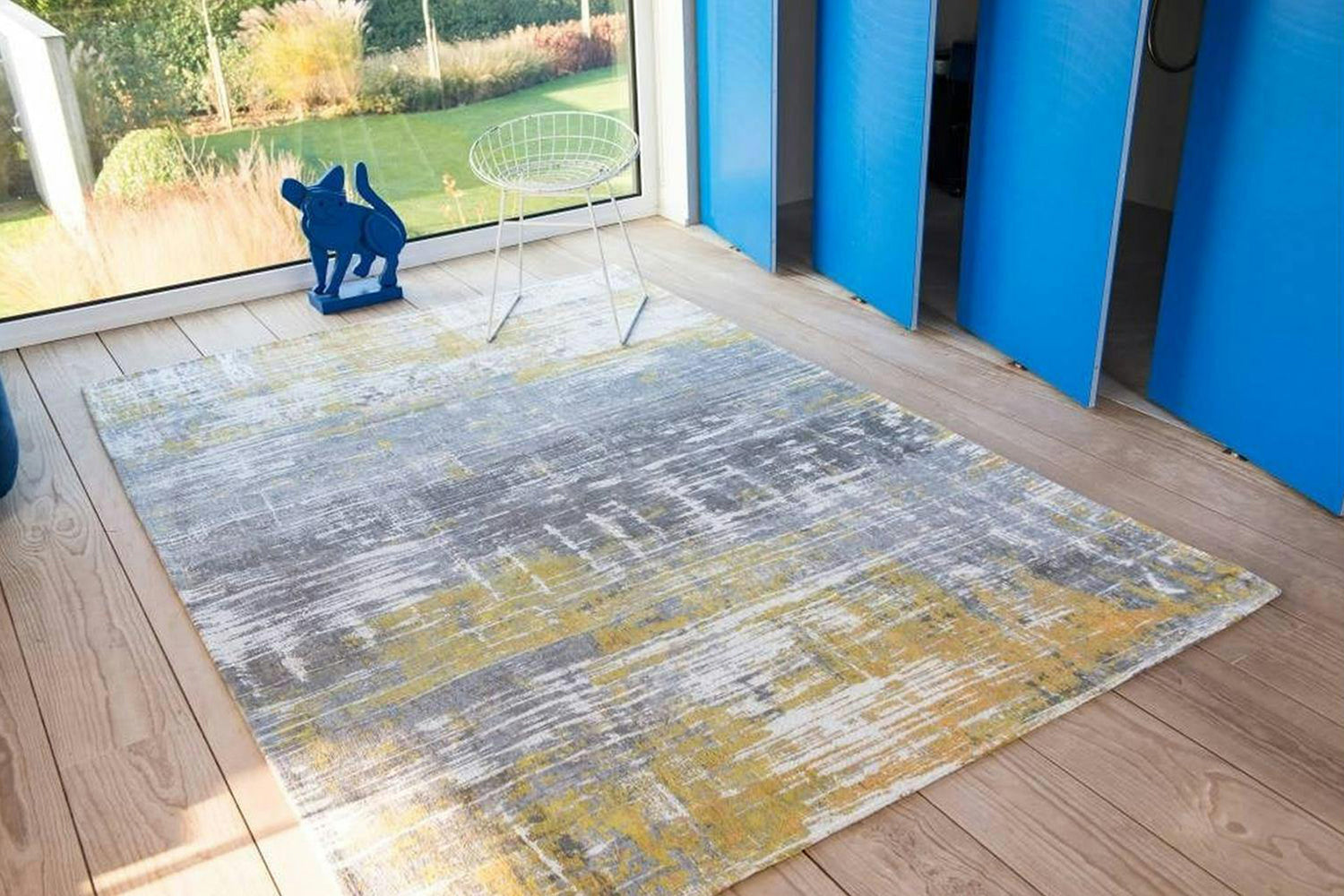 Louis De Poortere | Streaks Eco Rug | Yellow | 200 x 280 cm-8