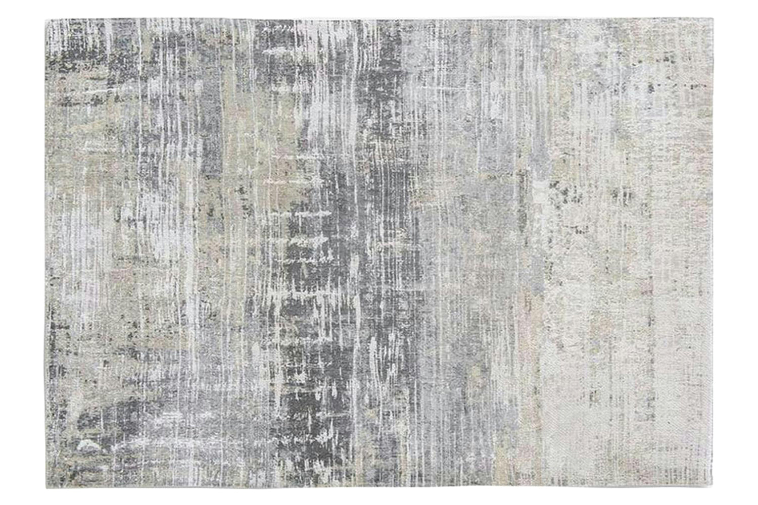 Louis De Poortere | Streaks Eco Rug | Grey | 80 x 150 cm