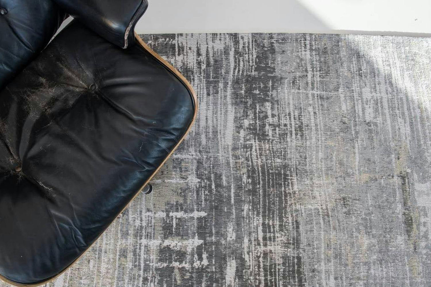Louis De Poortere | Streaks Eco Rug | Grey | 80 x 150 cm-4