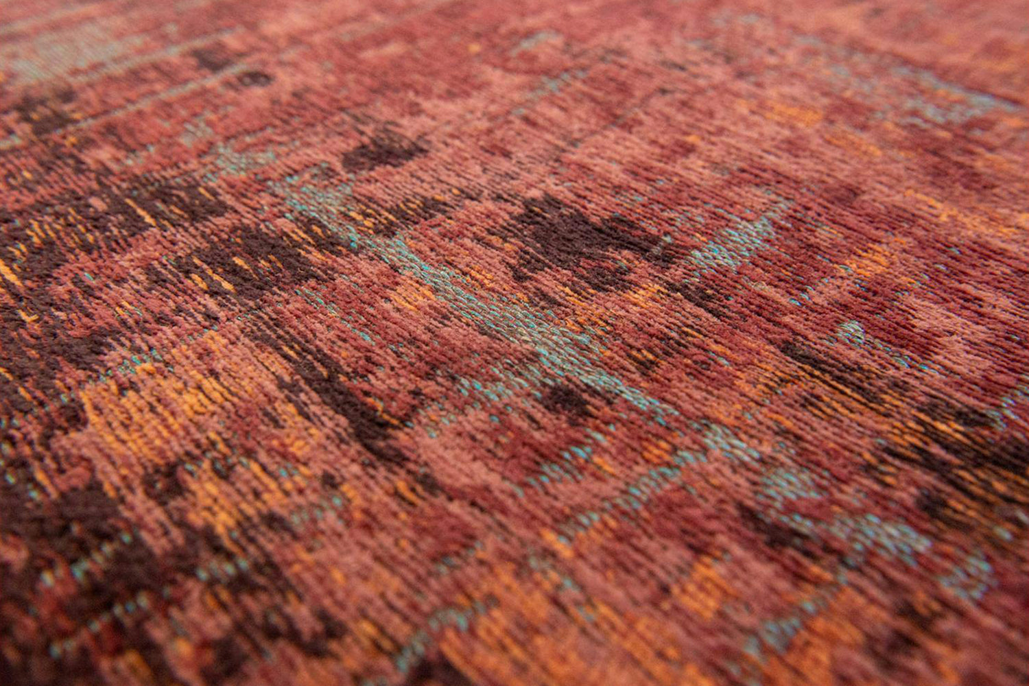 Louis De Poortere | Streaks Eco Rug | Red | 80 x 150 cm-6