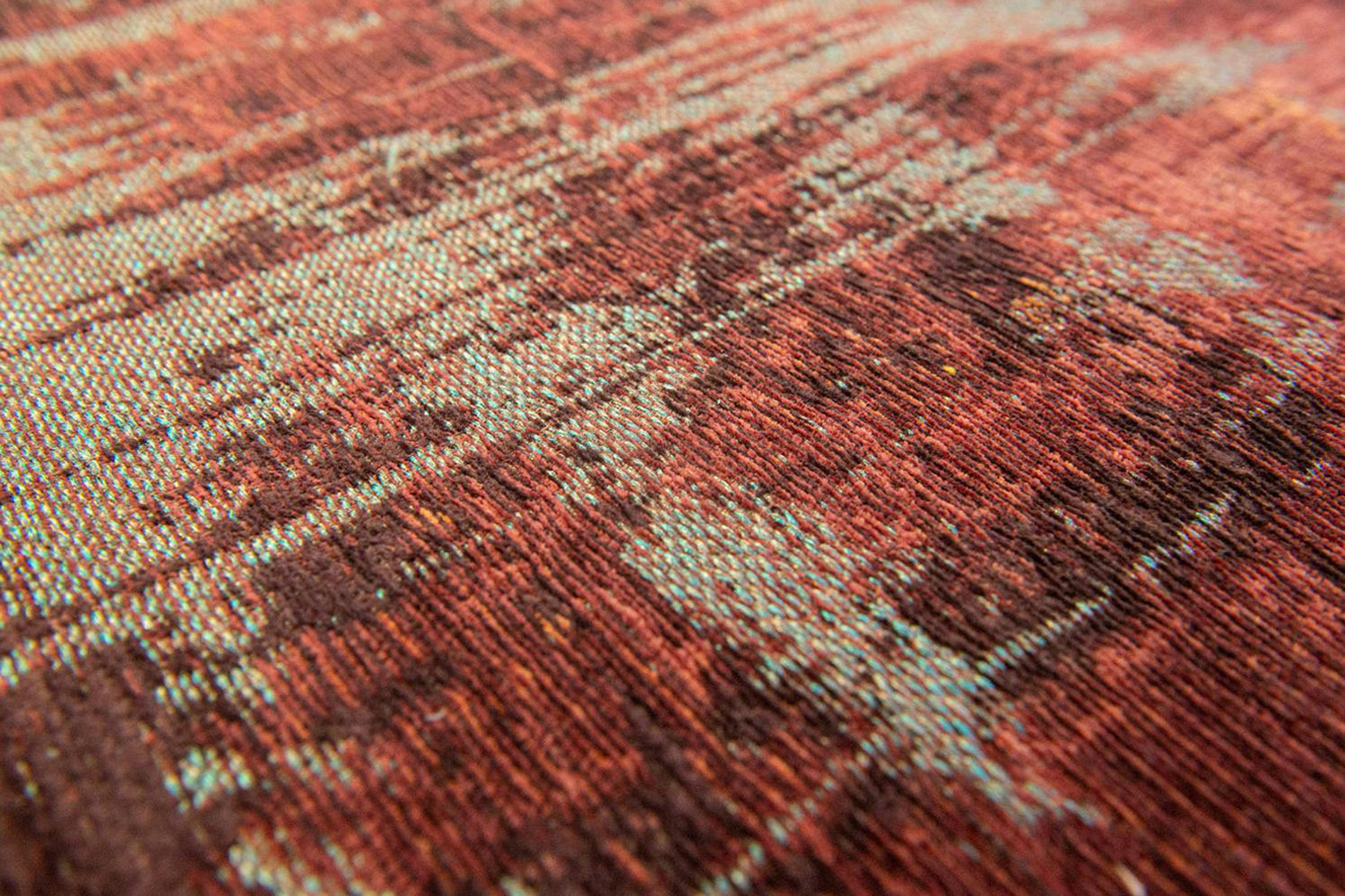 Louis De Poortere | Streaks Eco Rug | Red | 80 x 150 cm-7