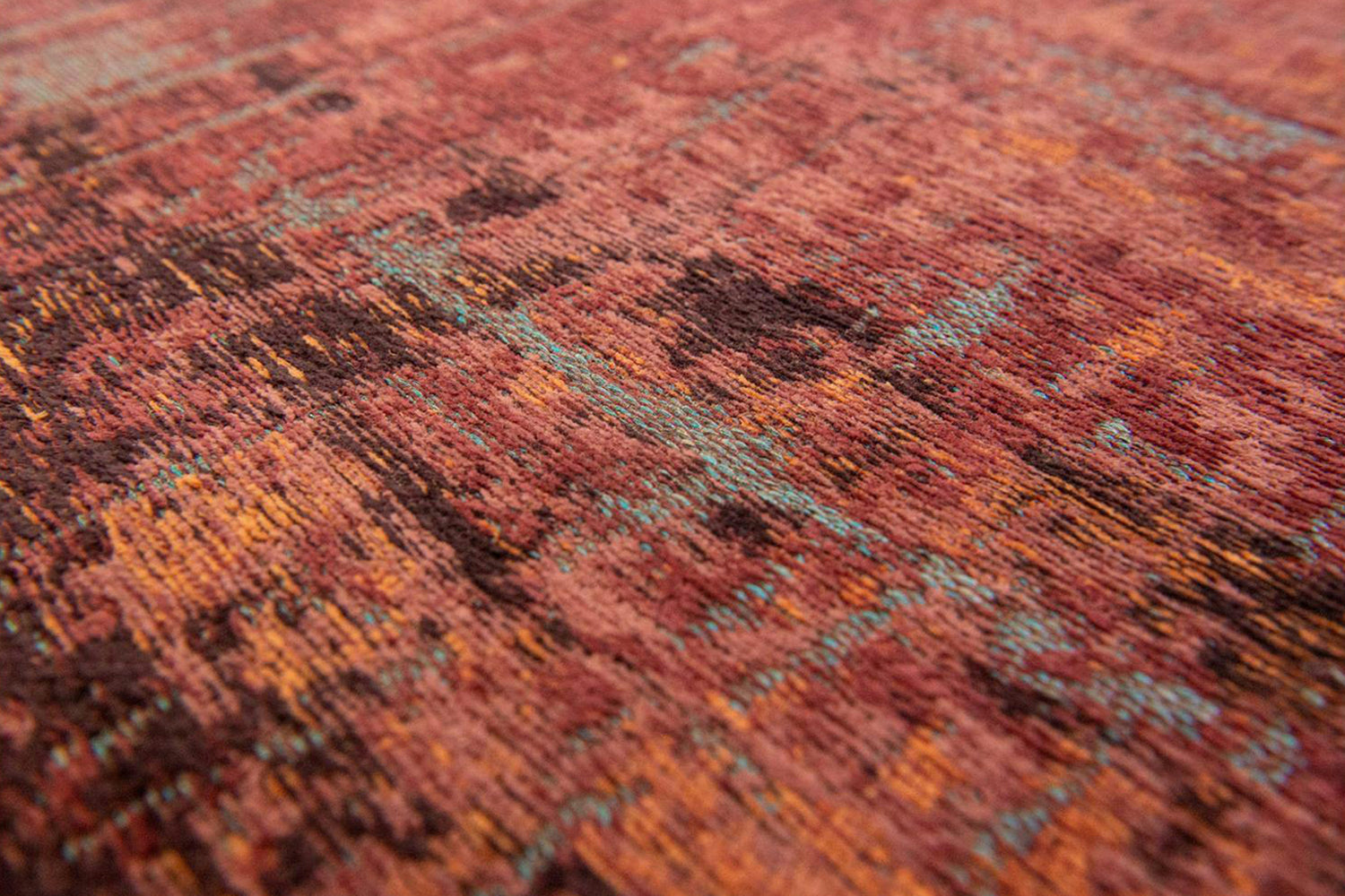Louis De Poortere | Streaks Eco Rug | Red | 140 x 200 cm-6