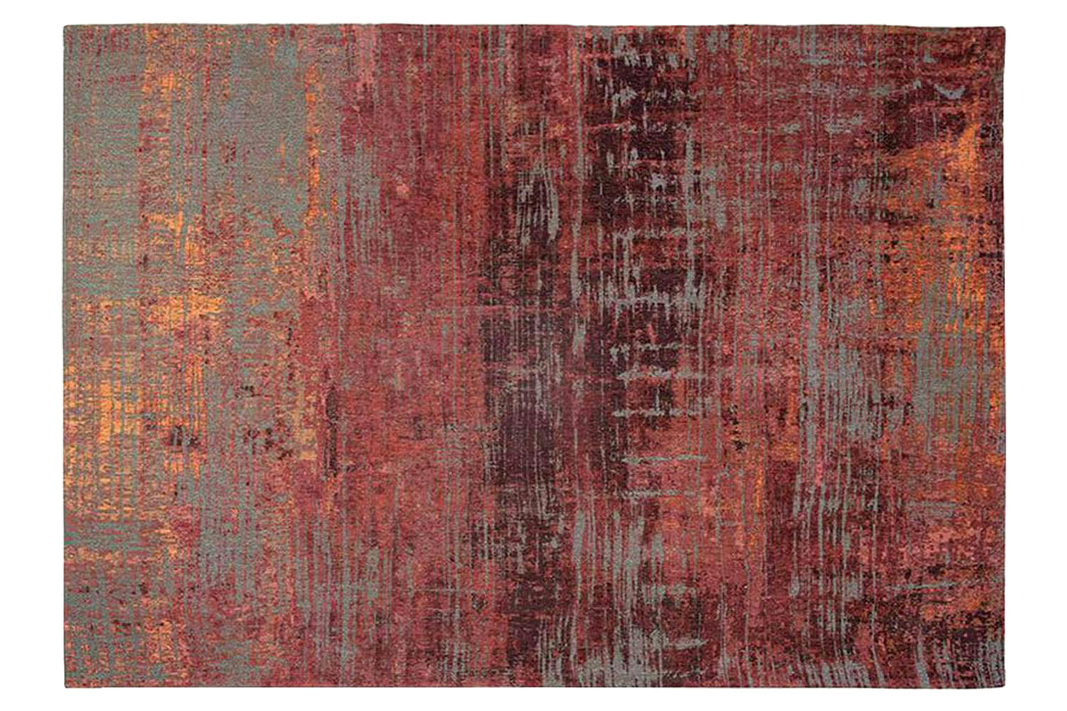 Louis De Poortere | Streaks Eco Rug | Red | 280 x 390 cm