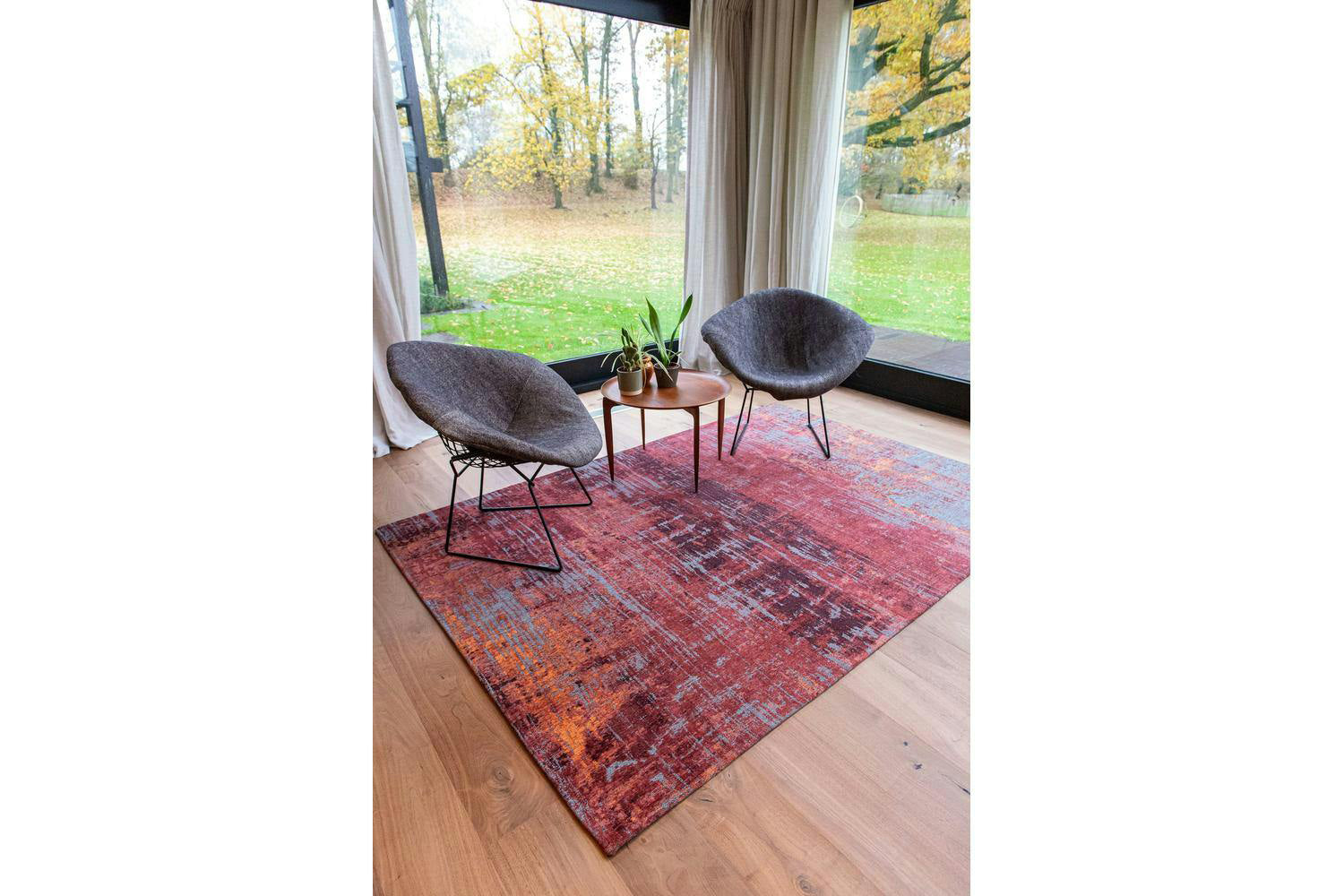 Louis De Poortere | Streaks Eco Rug | Red | 280 x 390 cm-2