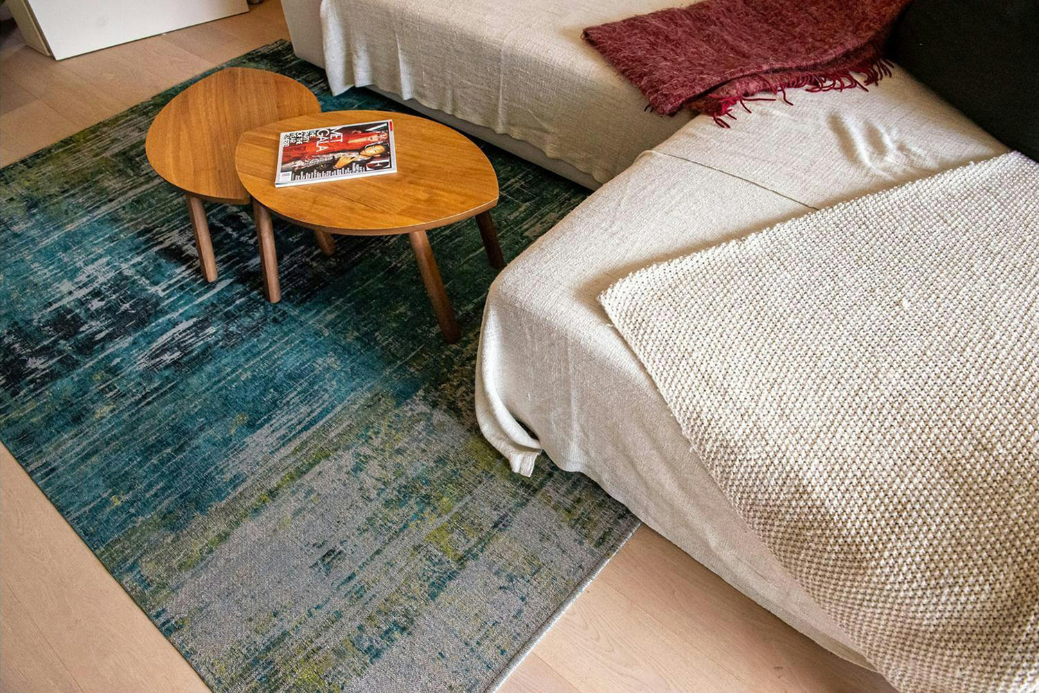 Louis De Poortere | Streaks Eco Rug | Glen Cove | 80 x 150 cm-3