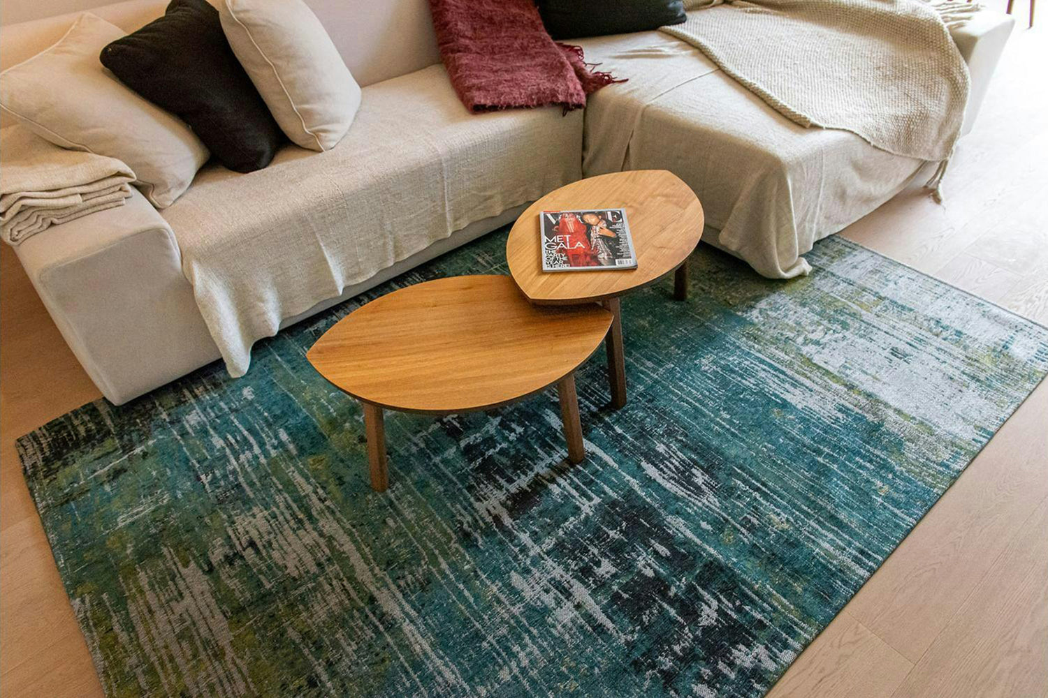 Louis De Poortere | Streaks Eco Rug | Glen Cove | 80 x 250 cm-4