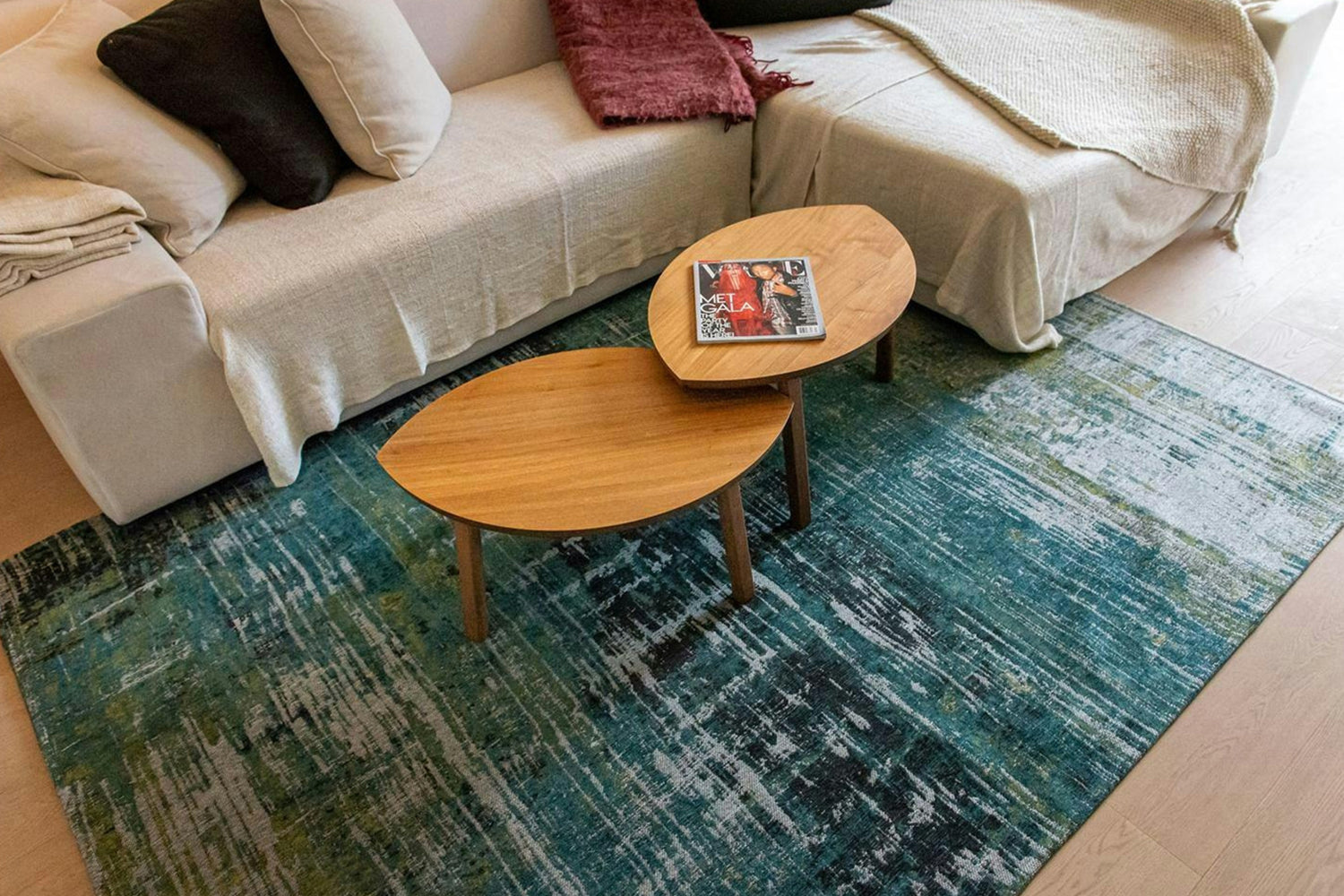 Louis De Poortere | Streaks Eco Rug | Glen Cove | 170 x 240 cm-4