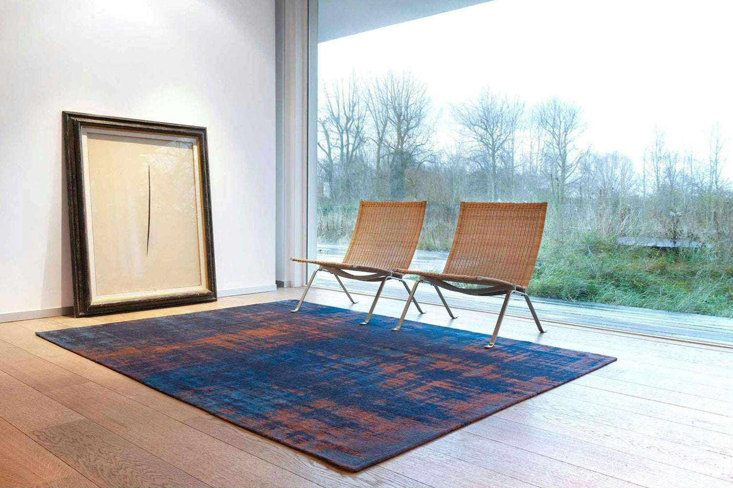 Louis De Poortere | Venetian Dust Eco Rug | Sunset Blue | 80 x 150 cm-2