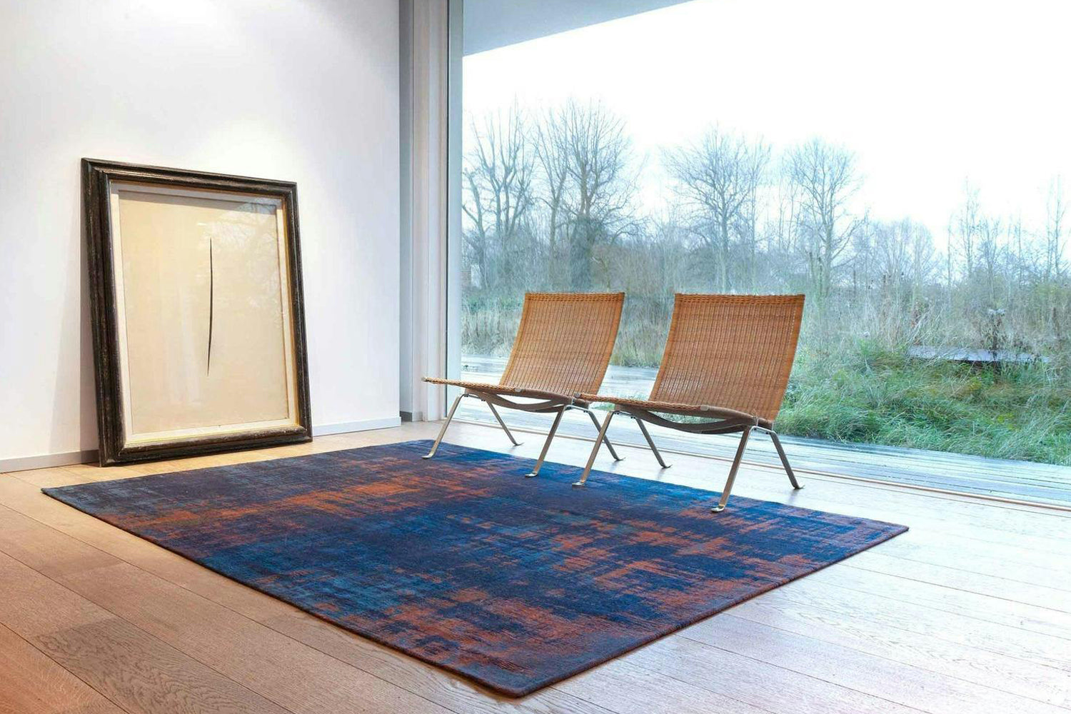 Louis De Poortere | Venetian Dust Eco Rug | Sunset Blue | 280 x 390 cm-2